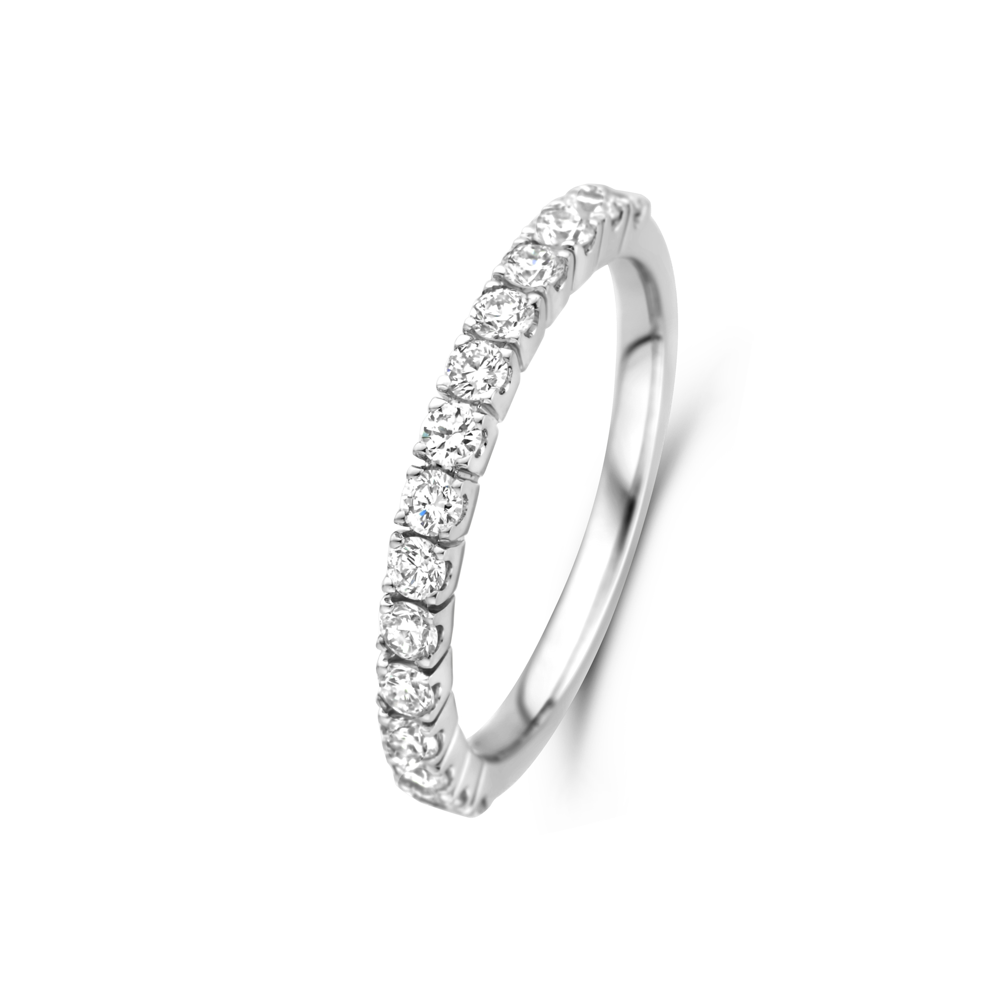 Witgouden ring met lab grown diamant SR6472-W