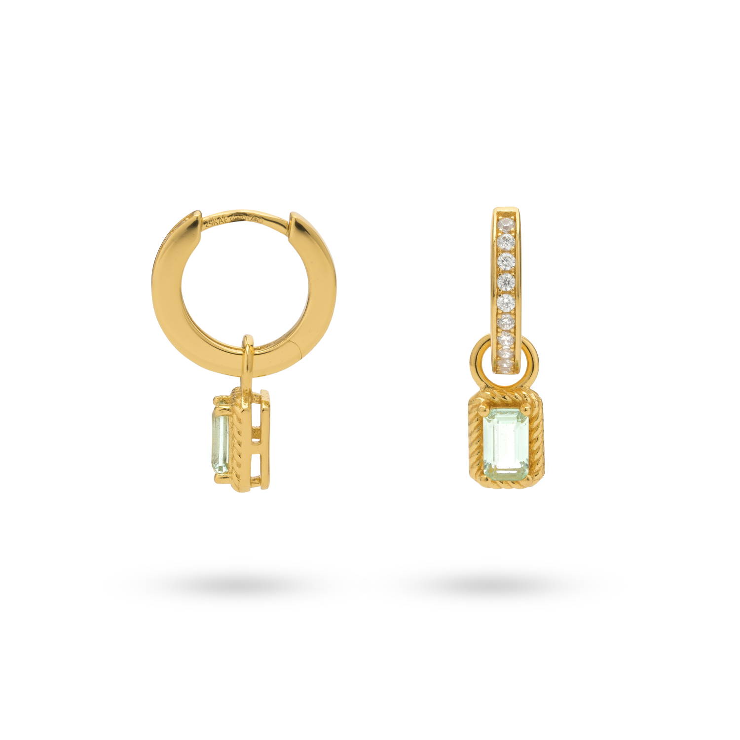 Oorringen met hanger - 424128Y
