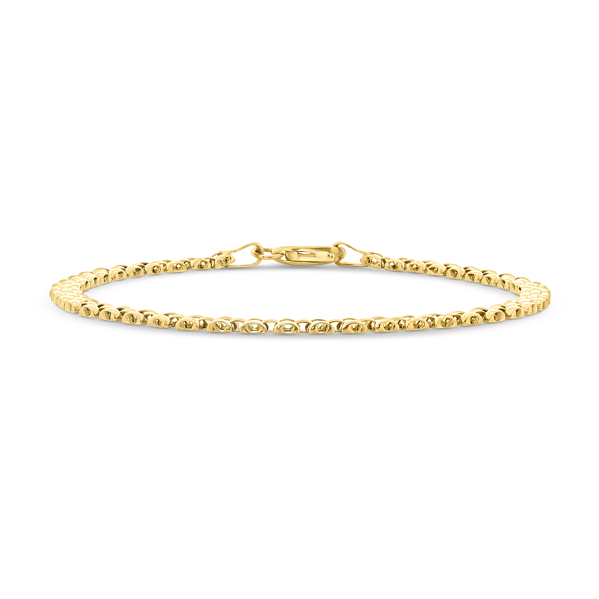 Geelgouden dames armband