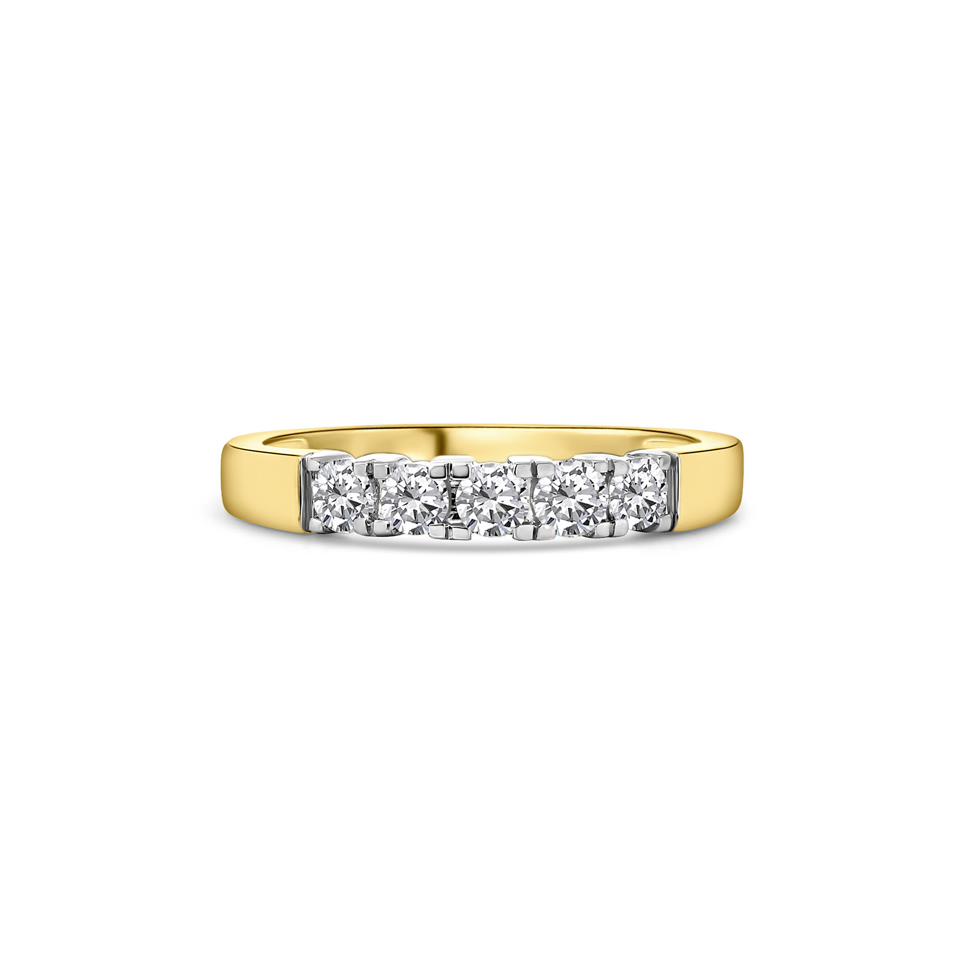 Geelgouden ring met lab grown diamant R513-RP-04650-Y