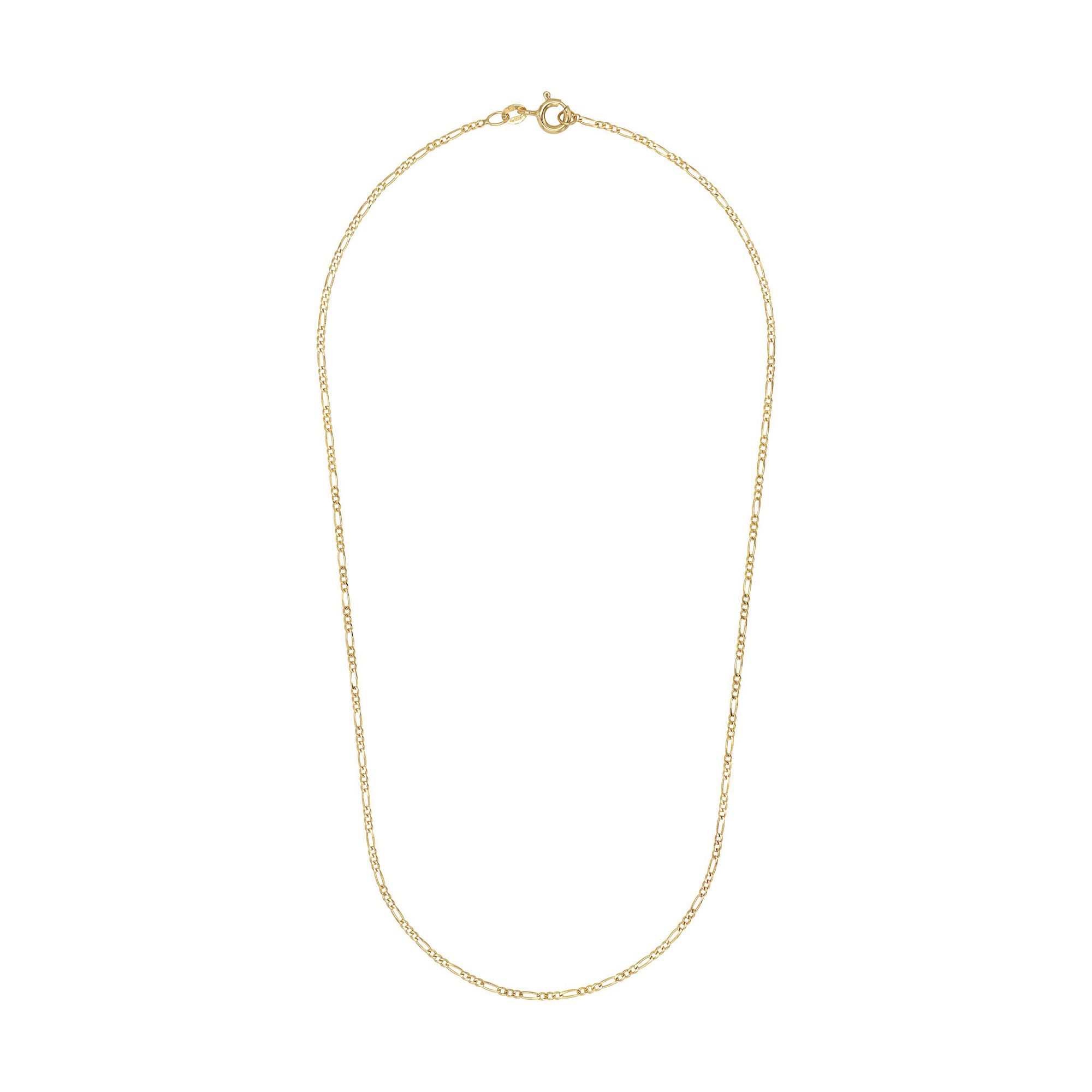 Geelgouden ketting met Figaro schakel - 2100319
