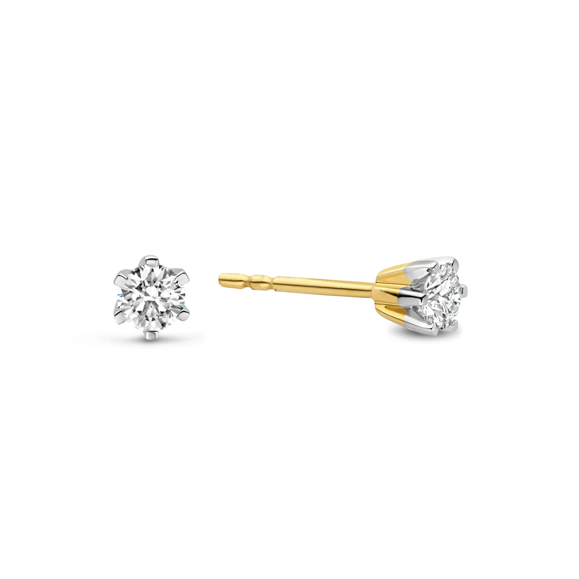 Lab grown diamanten oorknoppen EP-31269