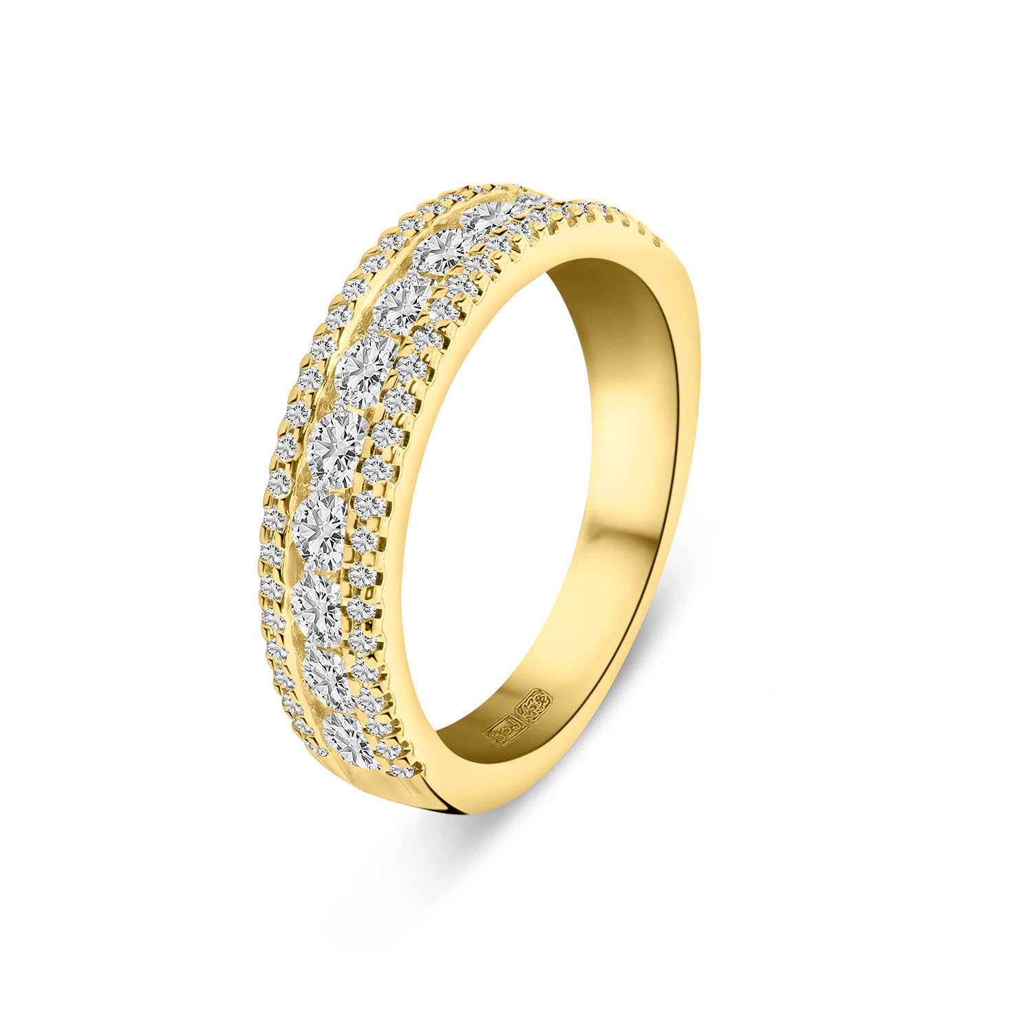 Geelgouden ring lab grown diamant R177-UFOC3584G-LG-Y