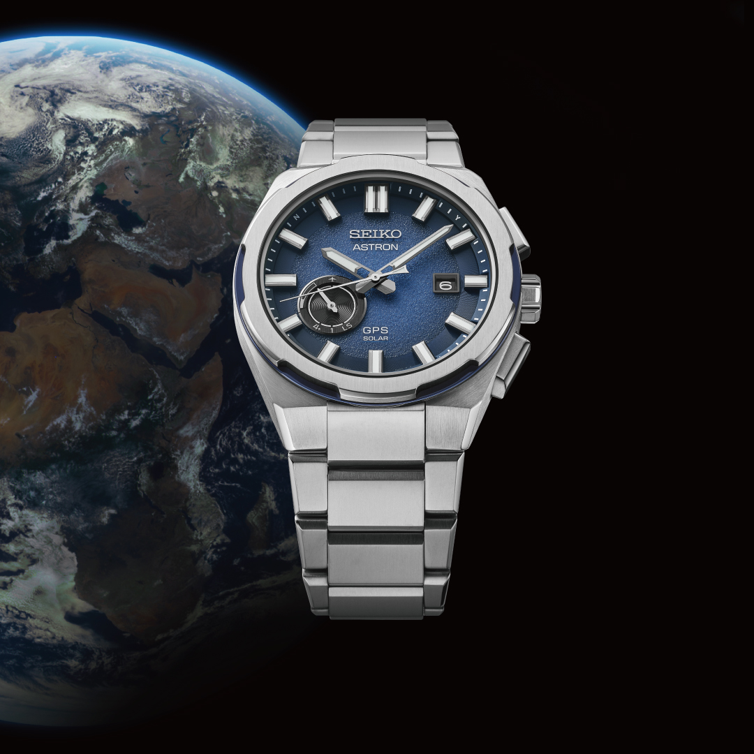 Herenhorloge Astron GPS Solar Titanium Blauw - SSJ023J1