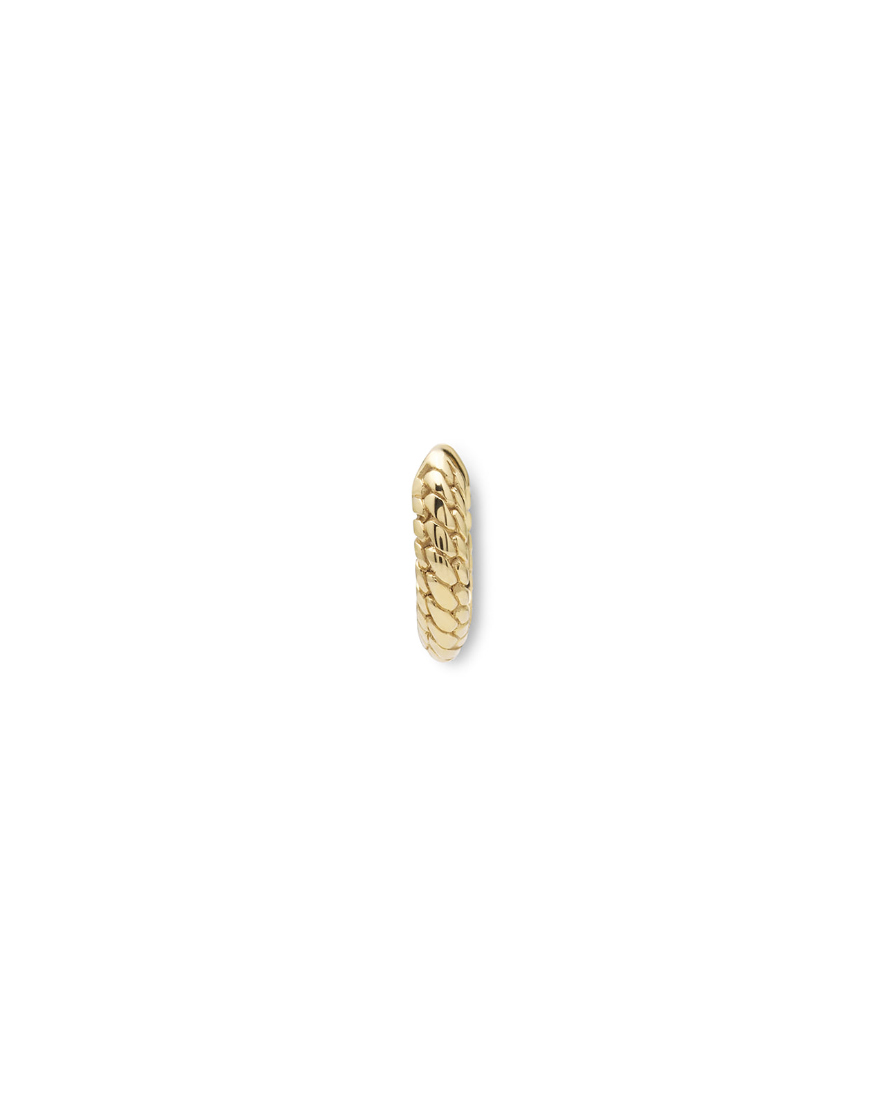 Oorring Ben gold plated enkel stuk - 068GV