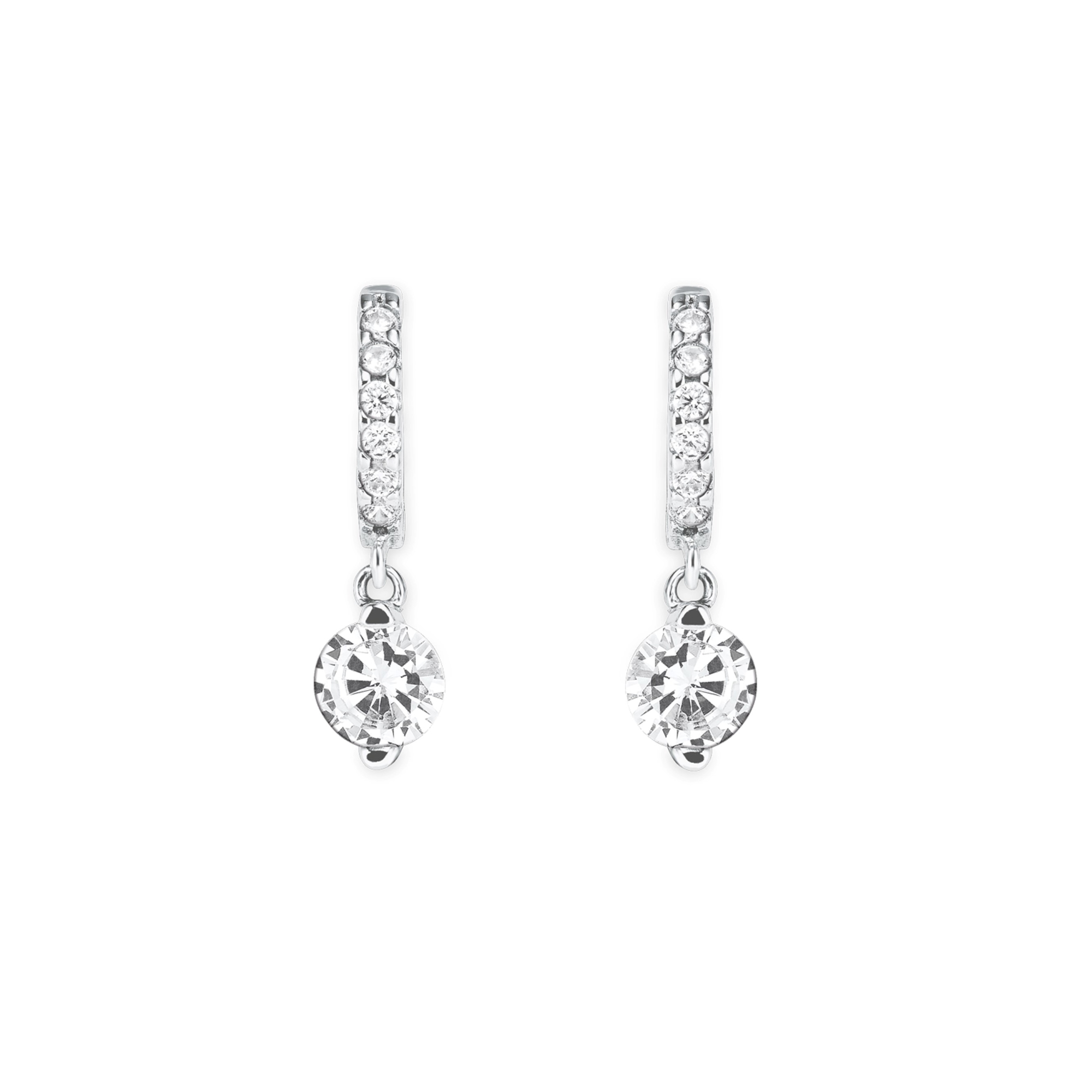Oorhangers van sterling zilver met zirkonia 2023071
