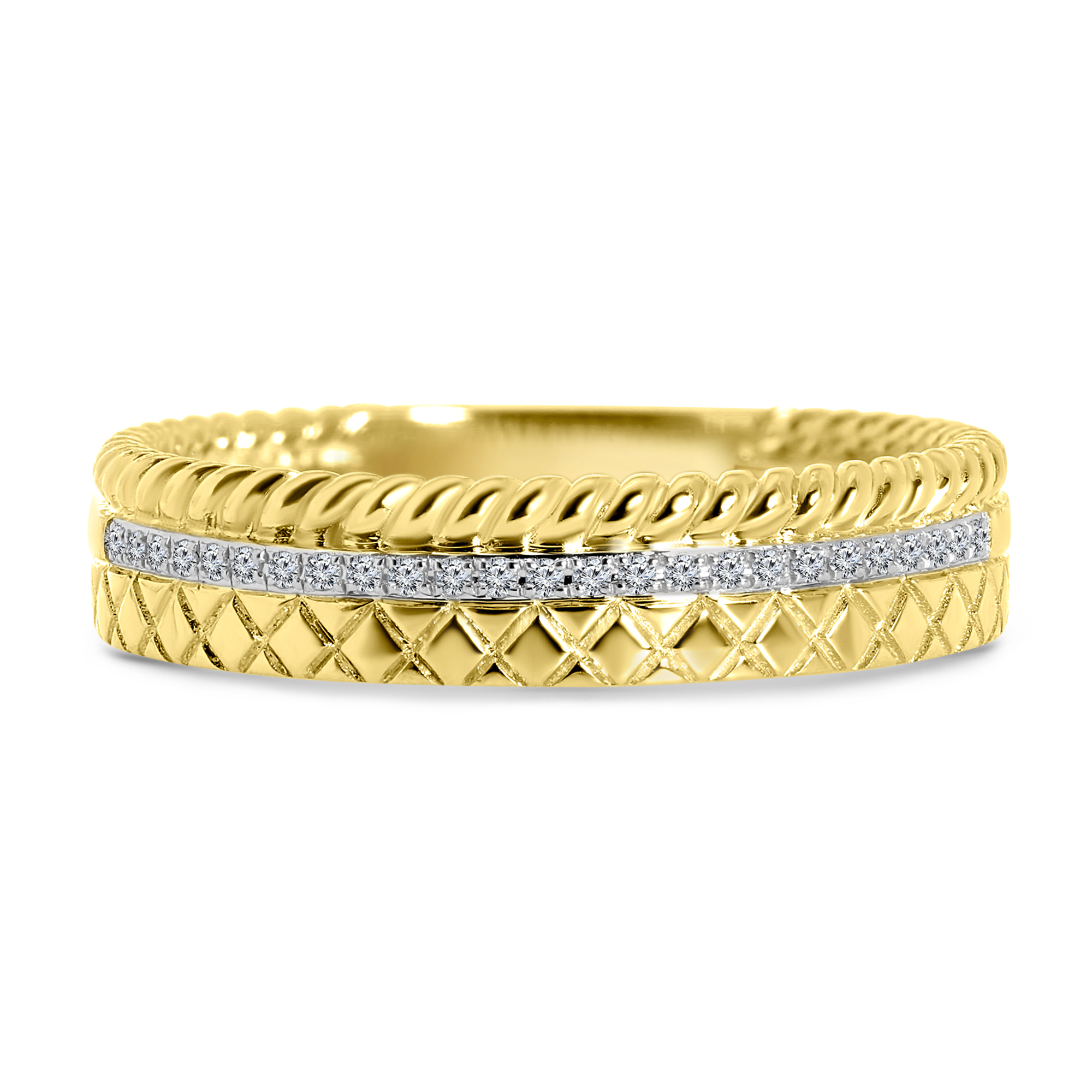 Geelgouden ring met diamant GH56002ASD-Y
