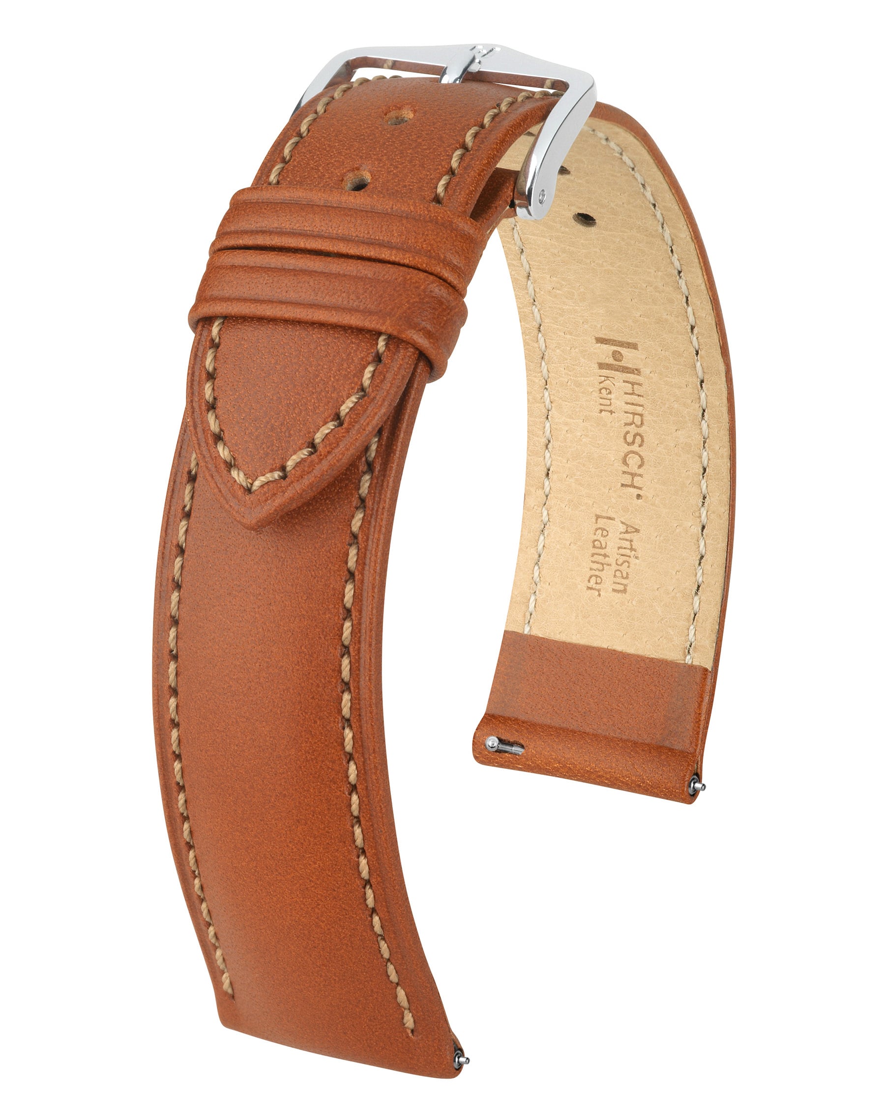 Horlogeband Kent L van leer 22 mm 01002070-2