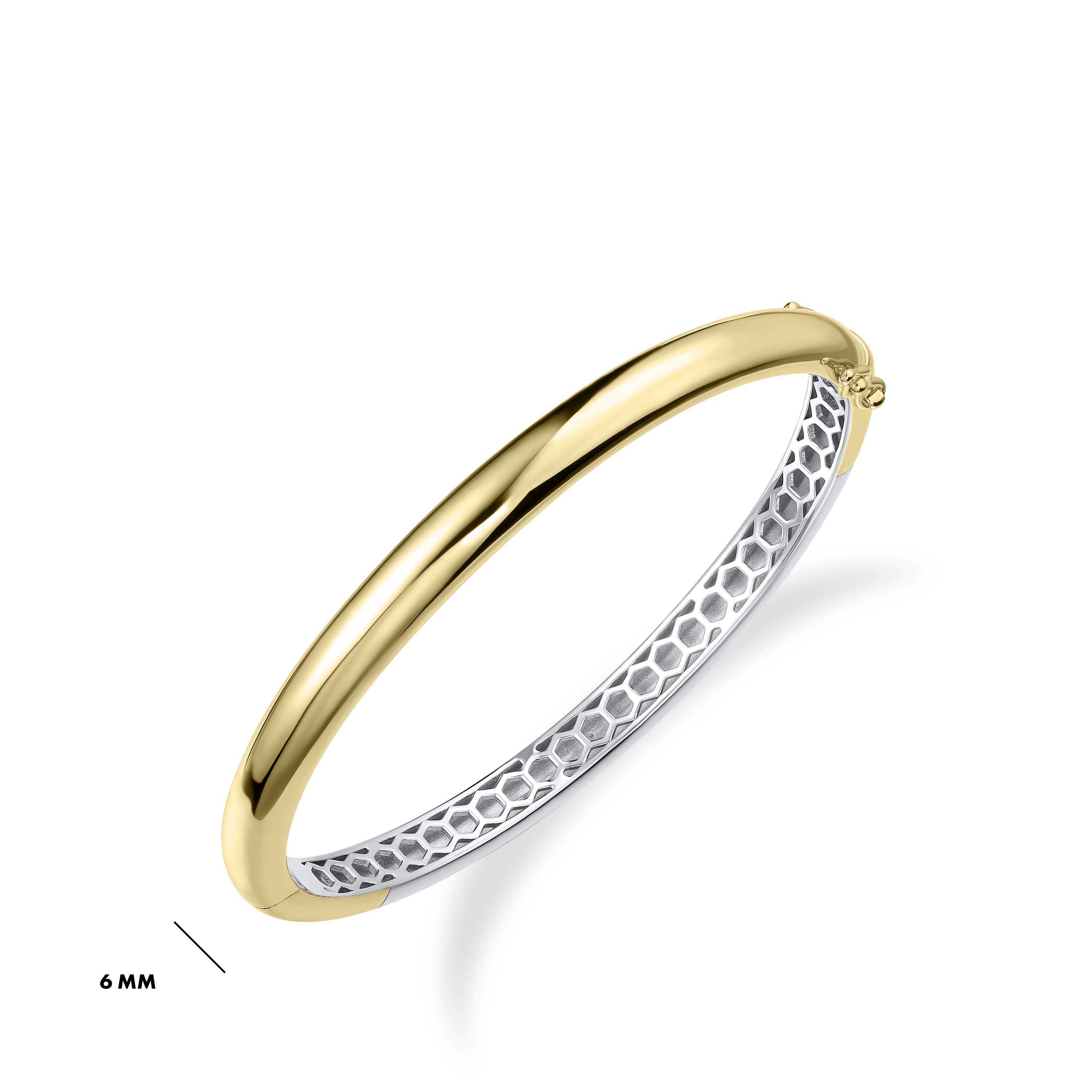 Bangle gold plated 6 mm - SBA4Y60