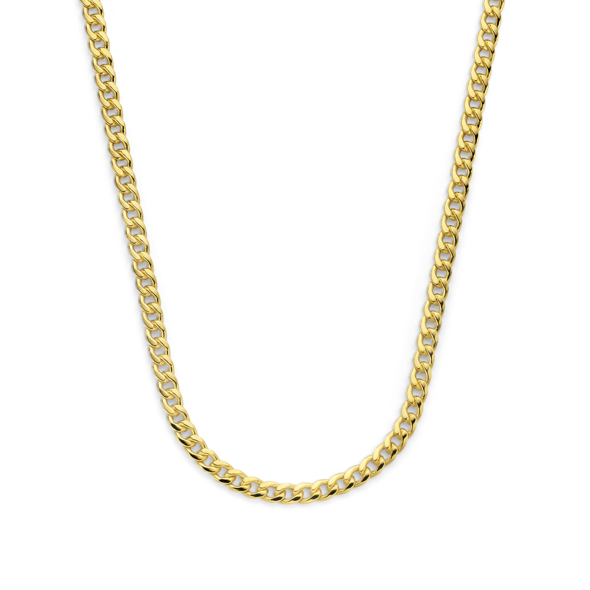 Schakelketting van goud met zilveren kern 3,5 mm - 40-GB035-Y