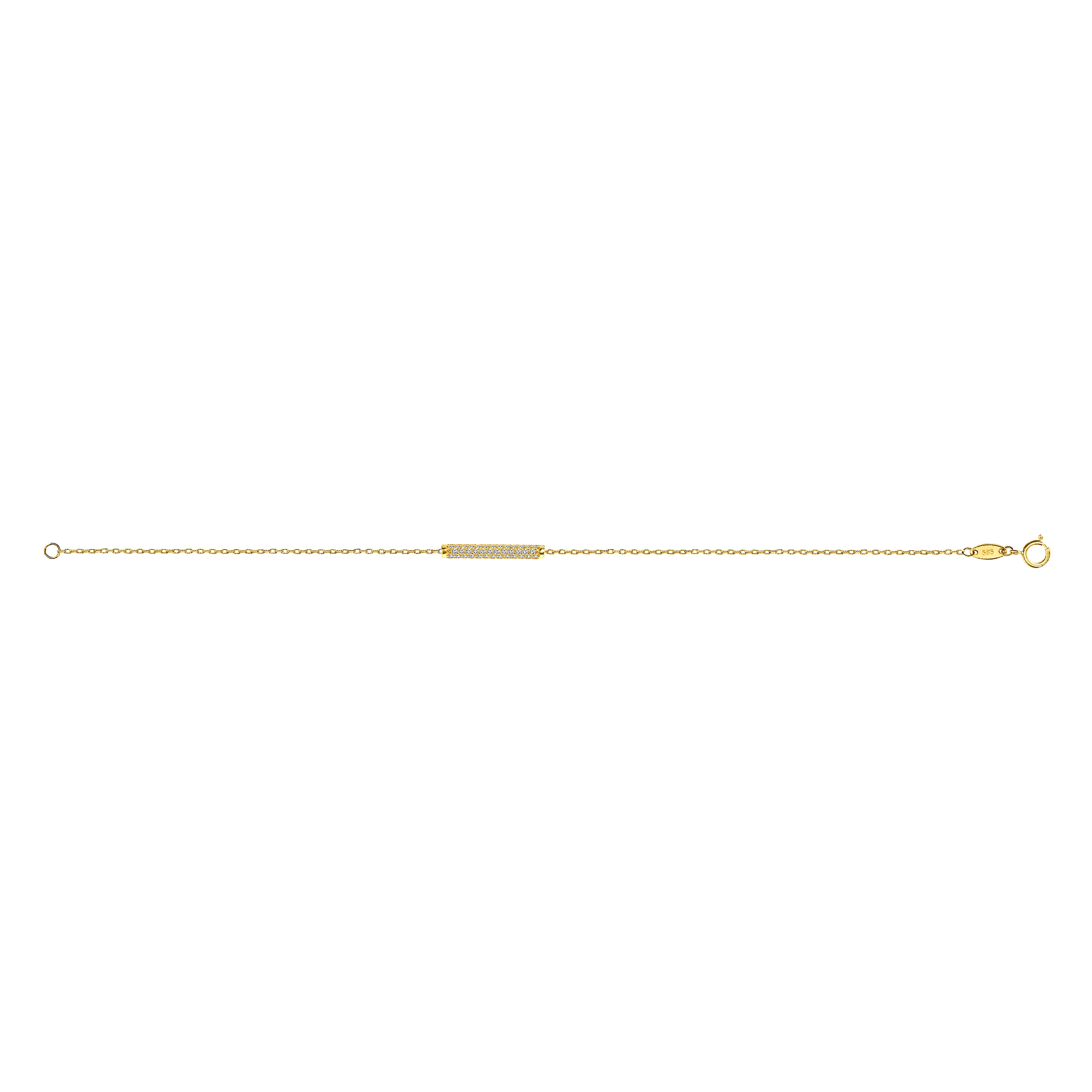 Geelgouden armband 6B0976-FCZ-Y