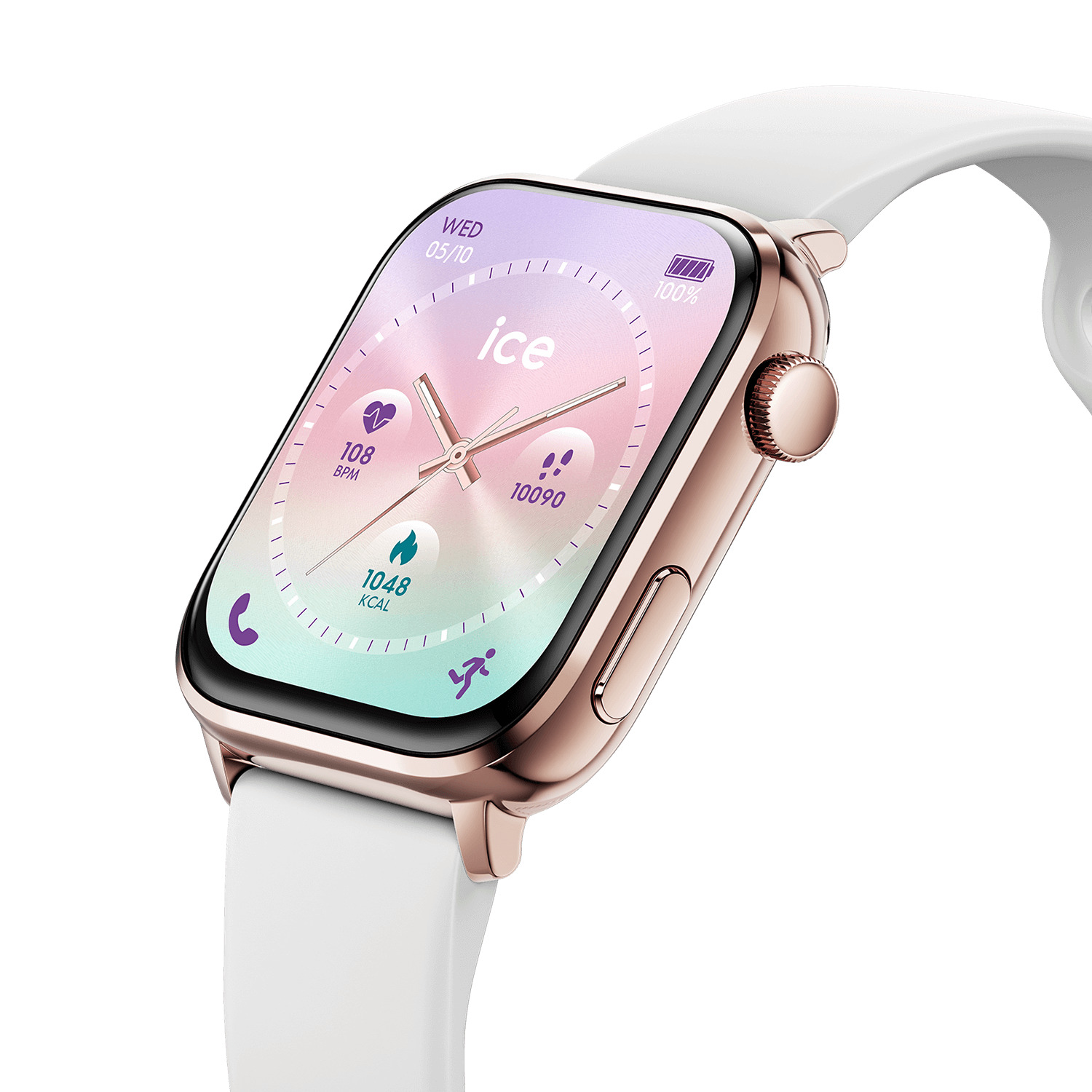 Smartwatch ICE Smart 3.0 Rose-Gold White GPS - 024302