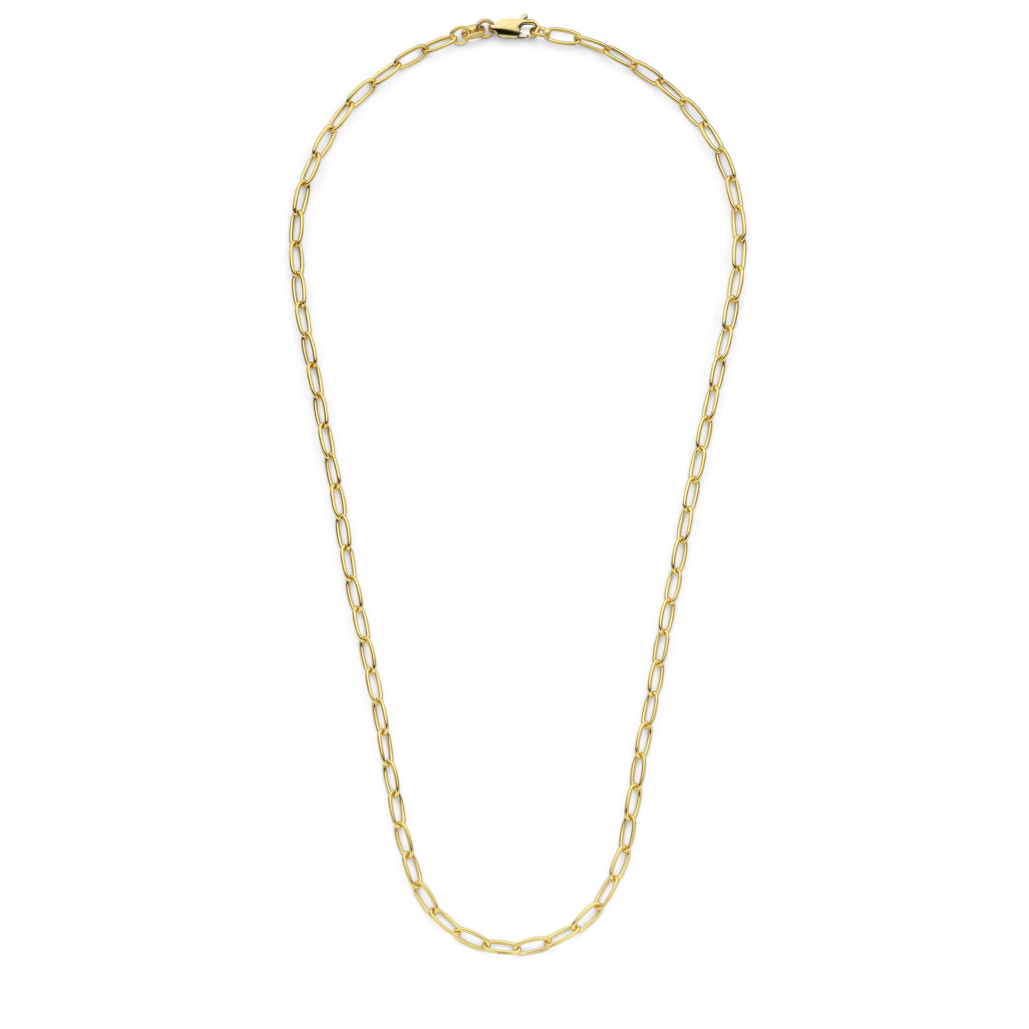 Schakelketting van goud met zilveren kern 3,5 mm - 40-ANK035-Y