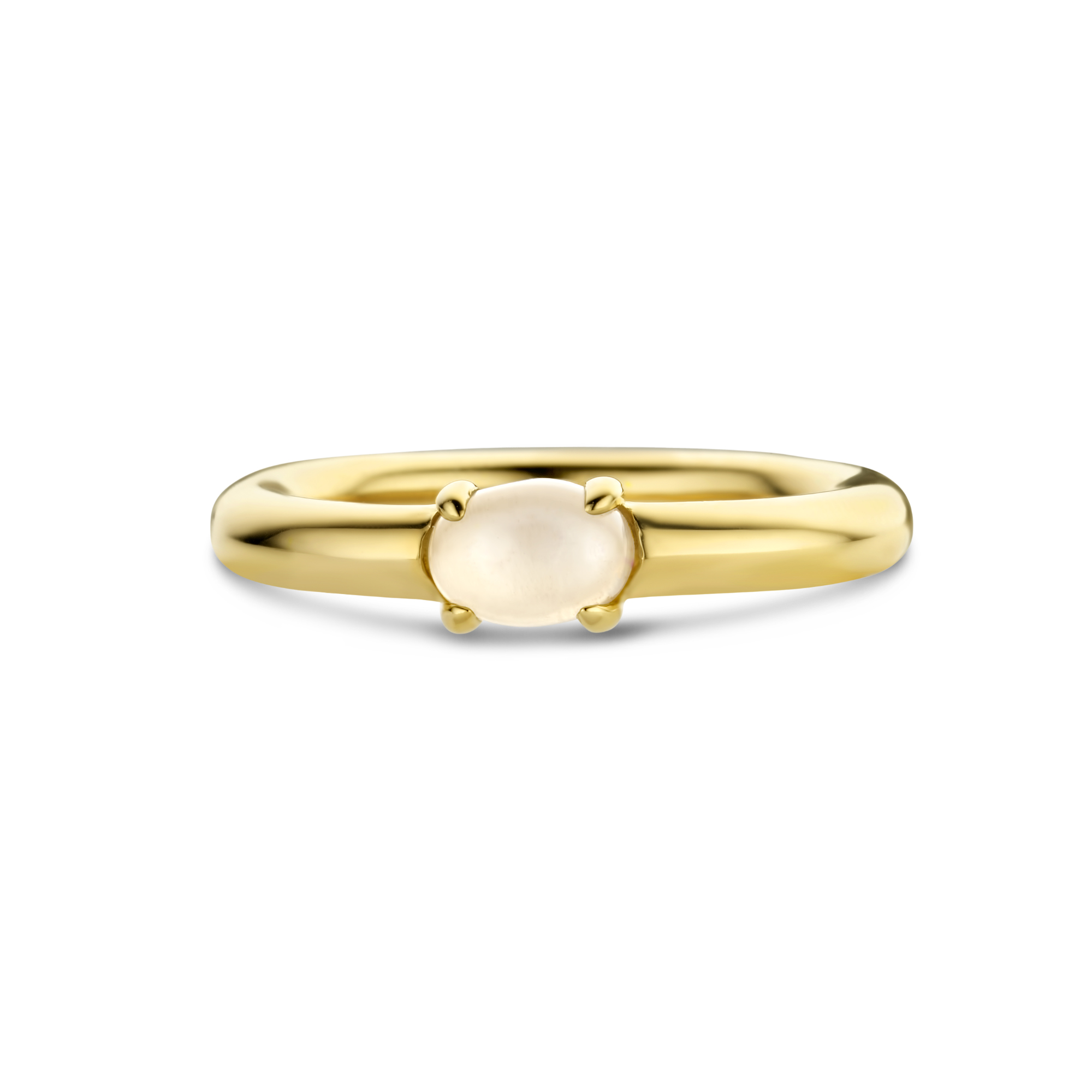 Gold plated ring met maansteen 01.357M.35
