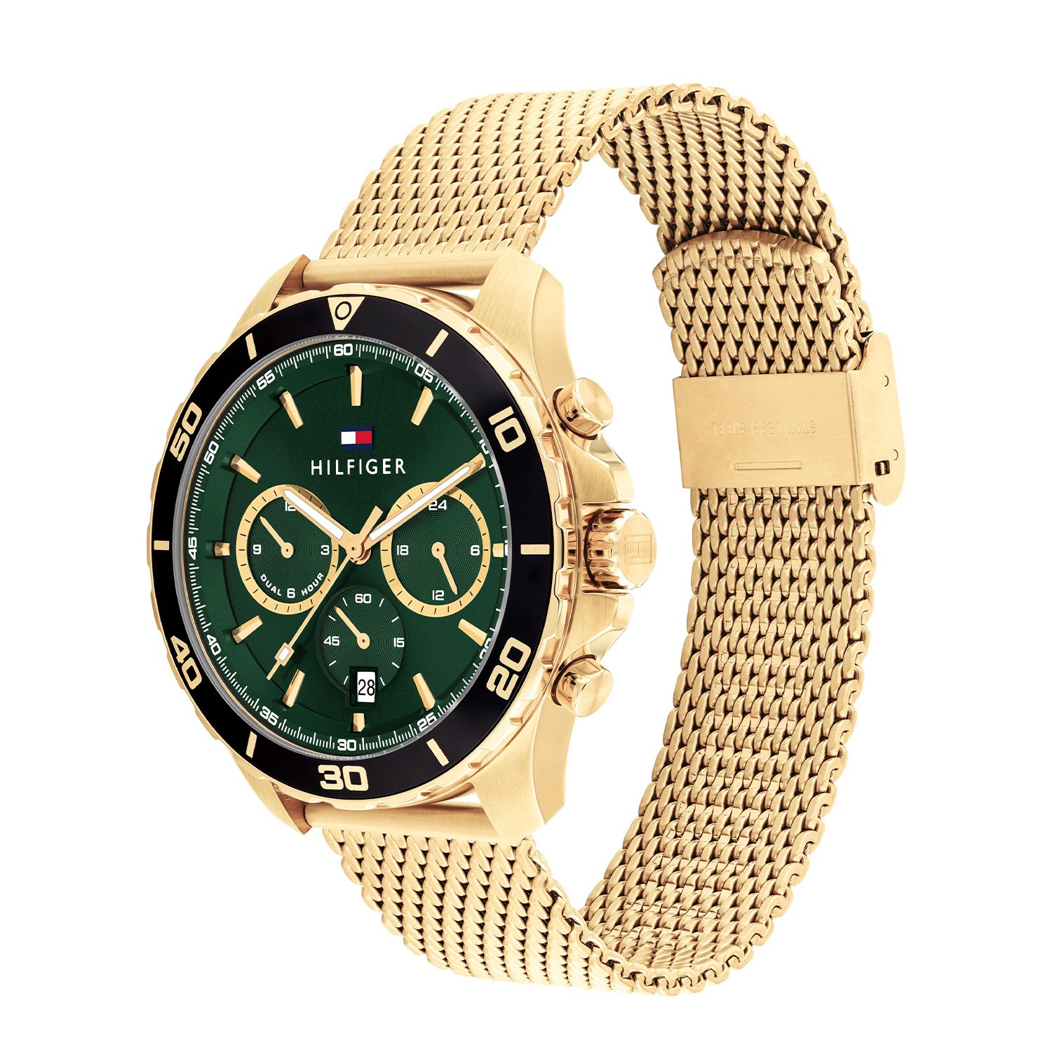 Herenhorloge Jordan Goudkleurig / Groen 43 mm TH1792093