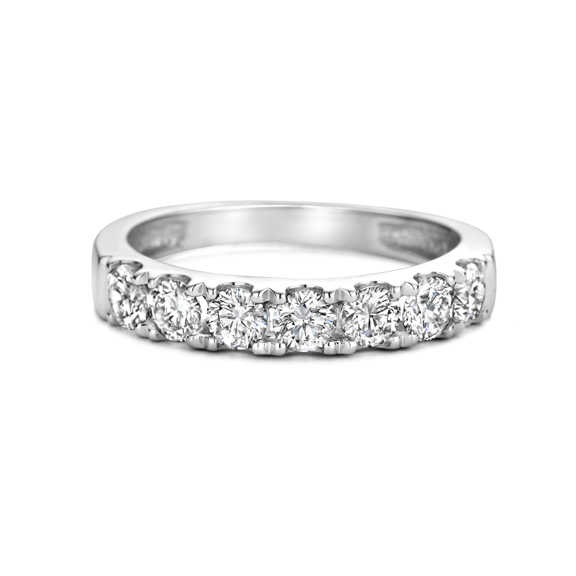 Witgouden ring met lab grown diamant R01-MLN35736