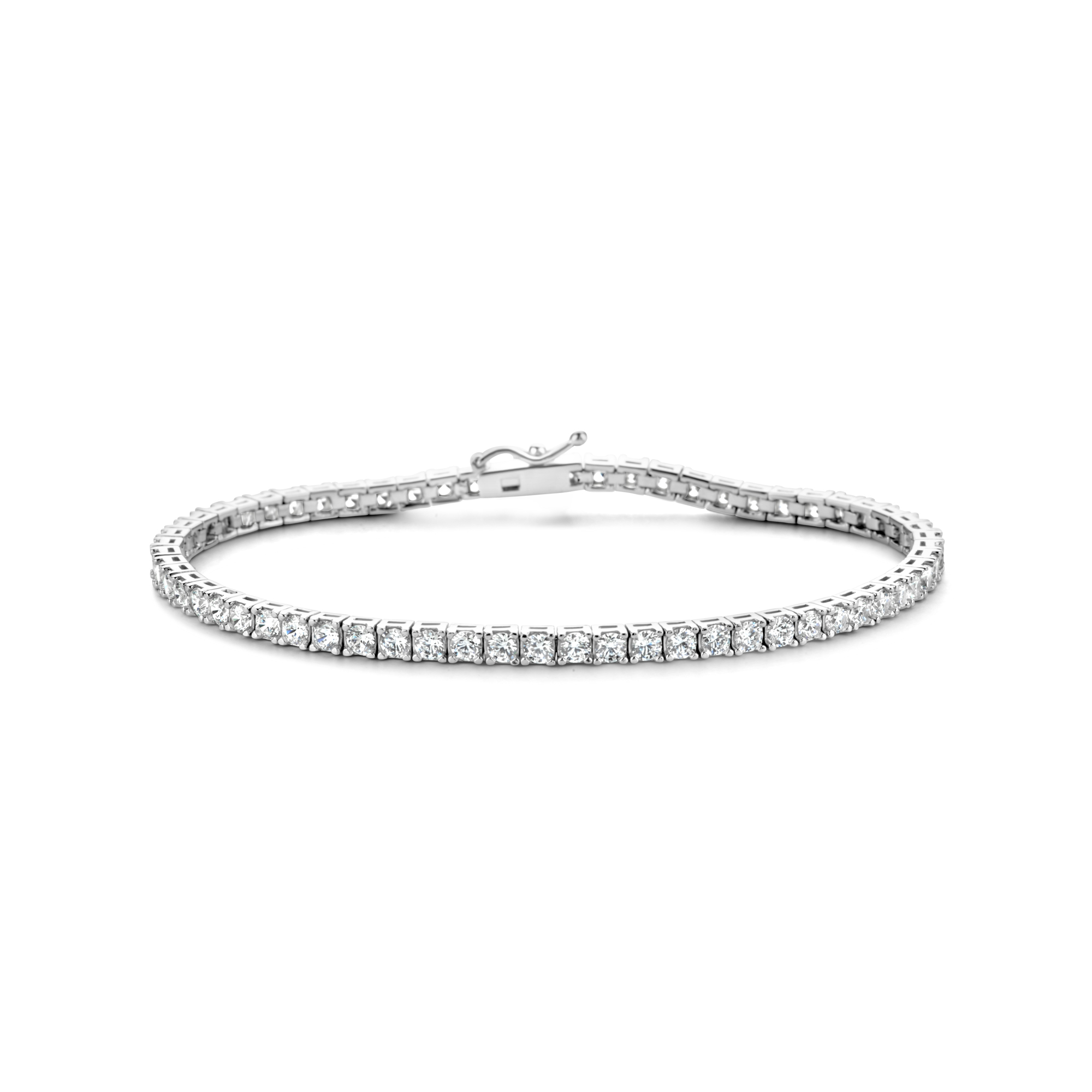 Tennisarmband sterling zilver met zirkonia - TD027-2.5CB Tennisarmband sterling zilver met zirkonia - TD027-2.5CB
