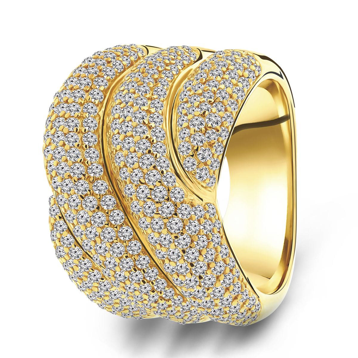 Gold plated ring 01.084Z.35