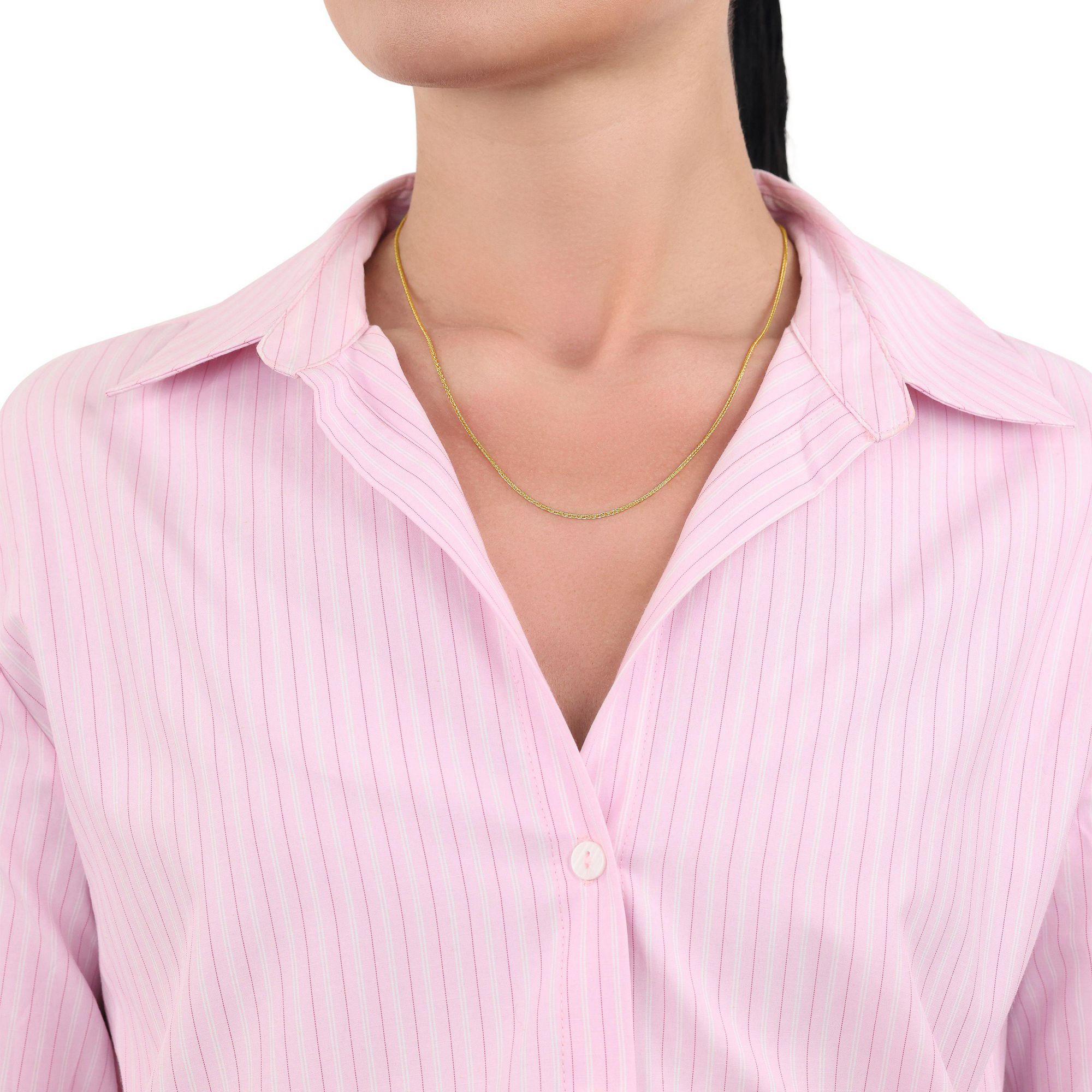 Geelgouden Spiga schakelketting - 2100223