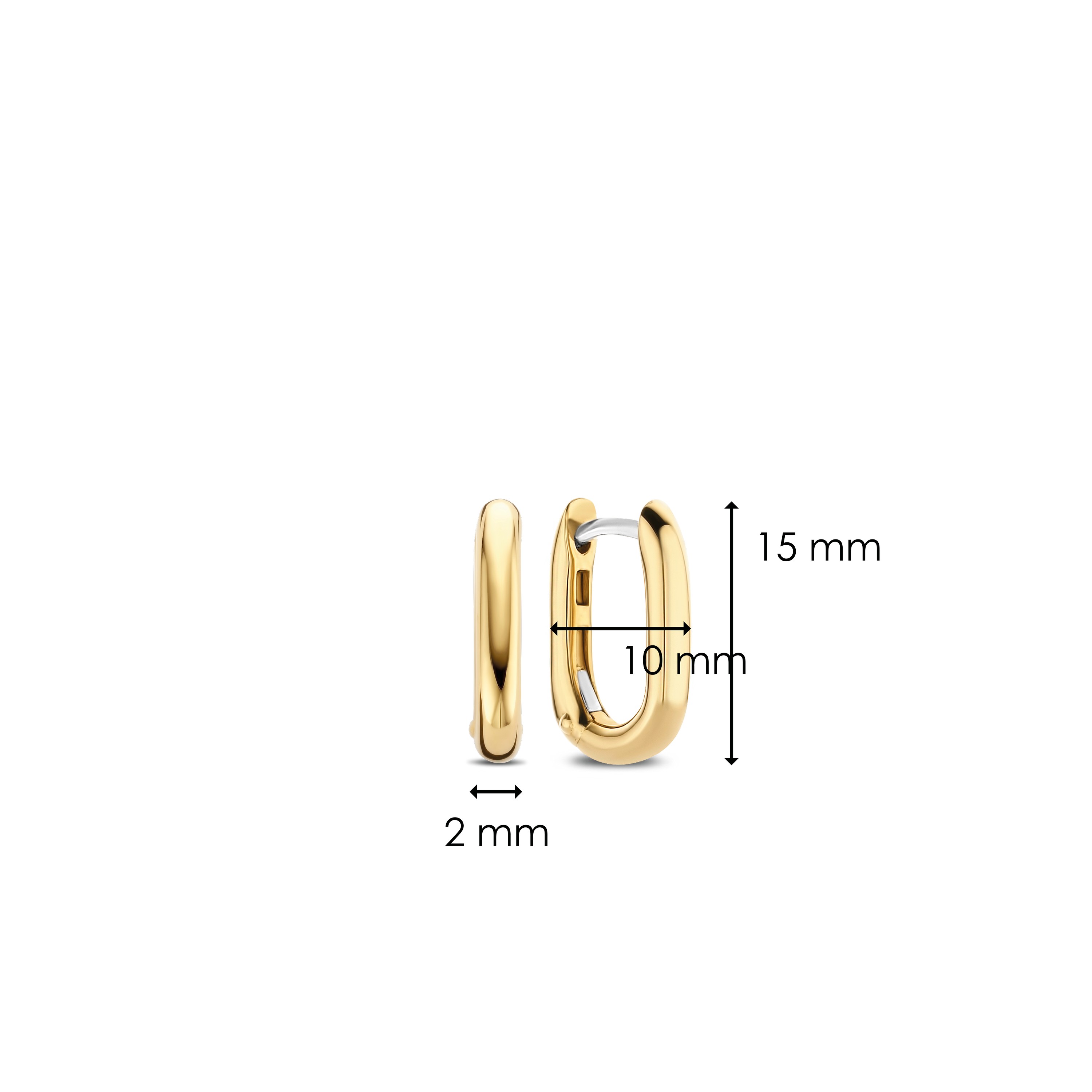 Oorringen gold plated - 7845SY