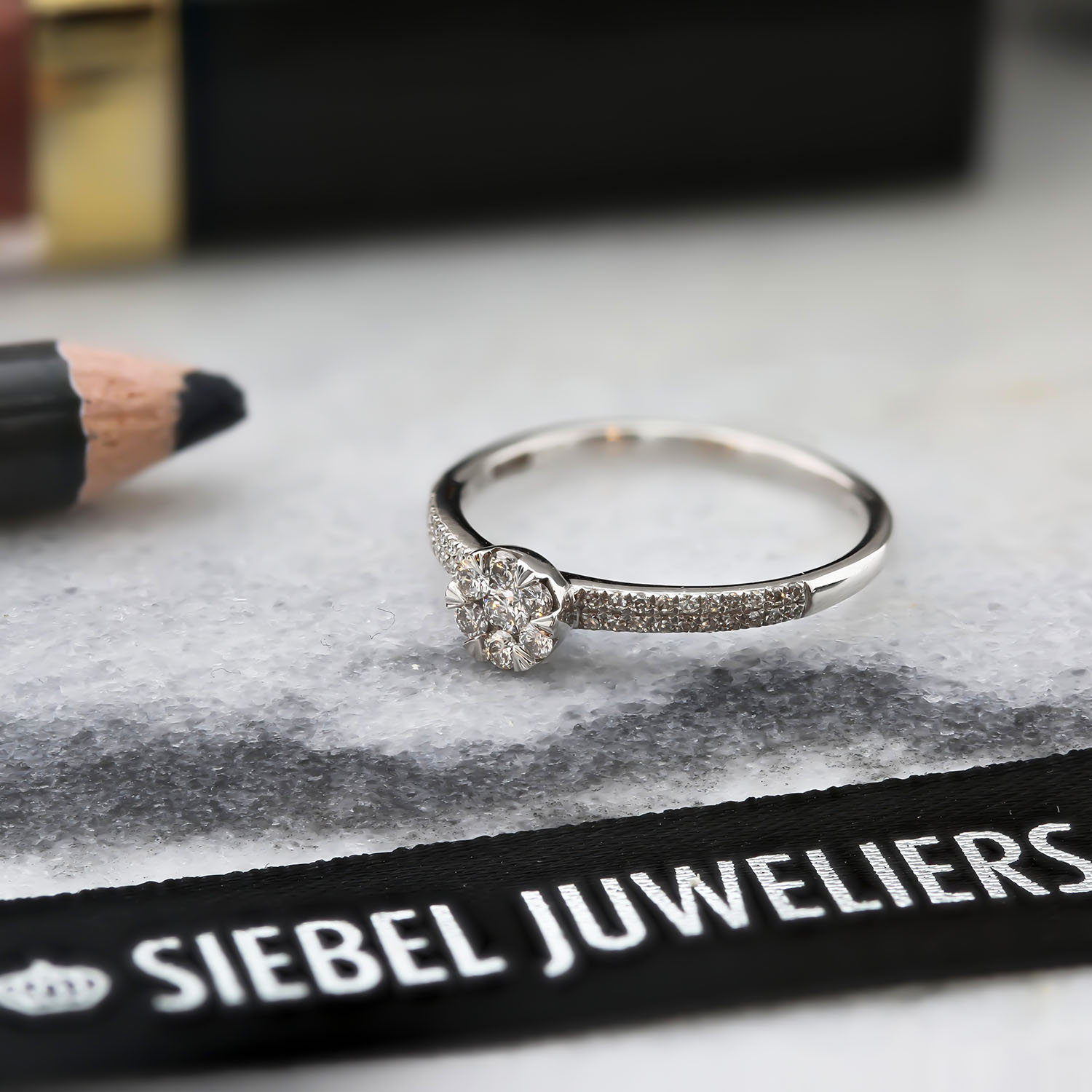 Witgouden ring met diamanten R092-62758R025-W