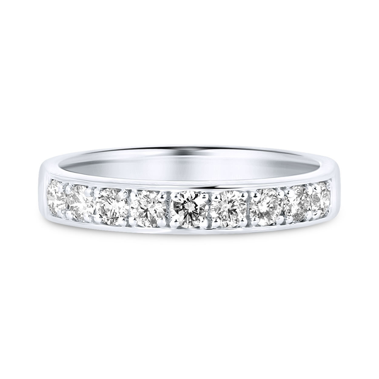 Witgouden ring met diamanten R392-D-0.72-W