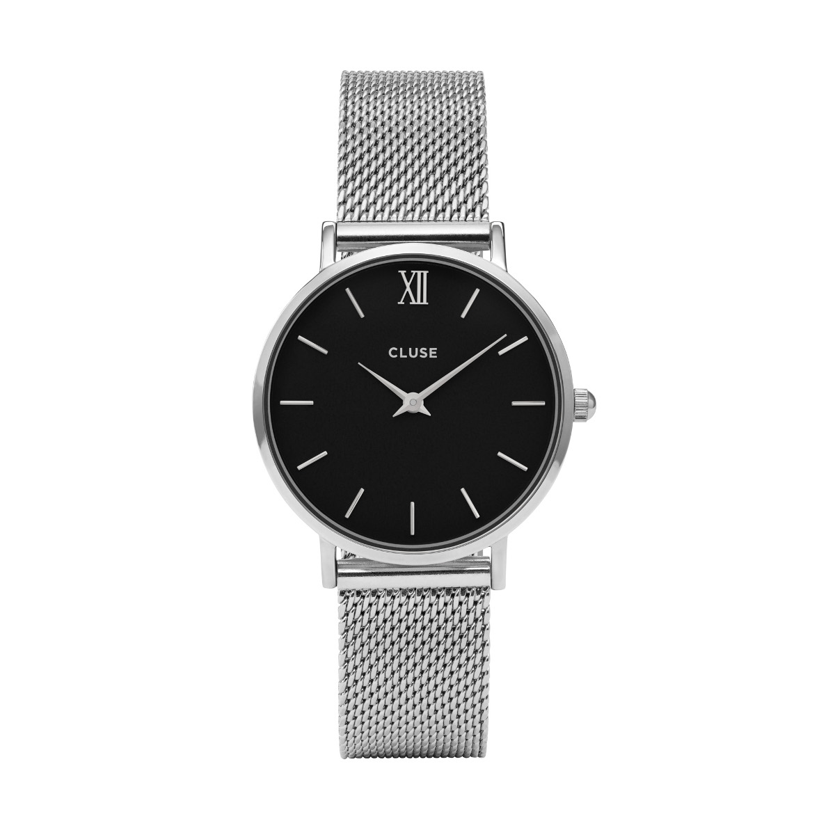 CLUSE Minuit Mesh, Silver, Black/Silver