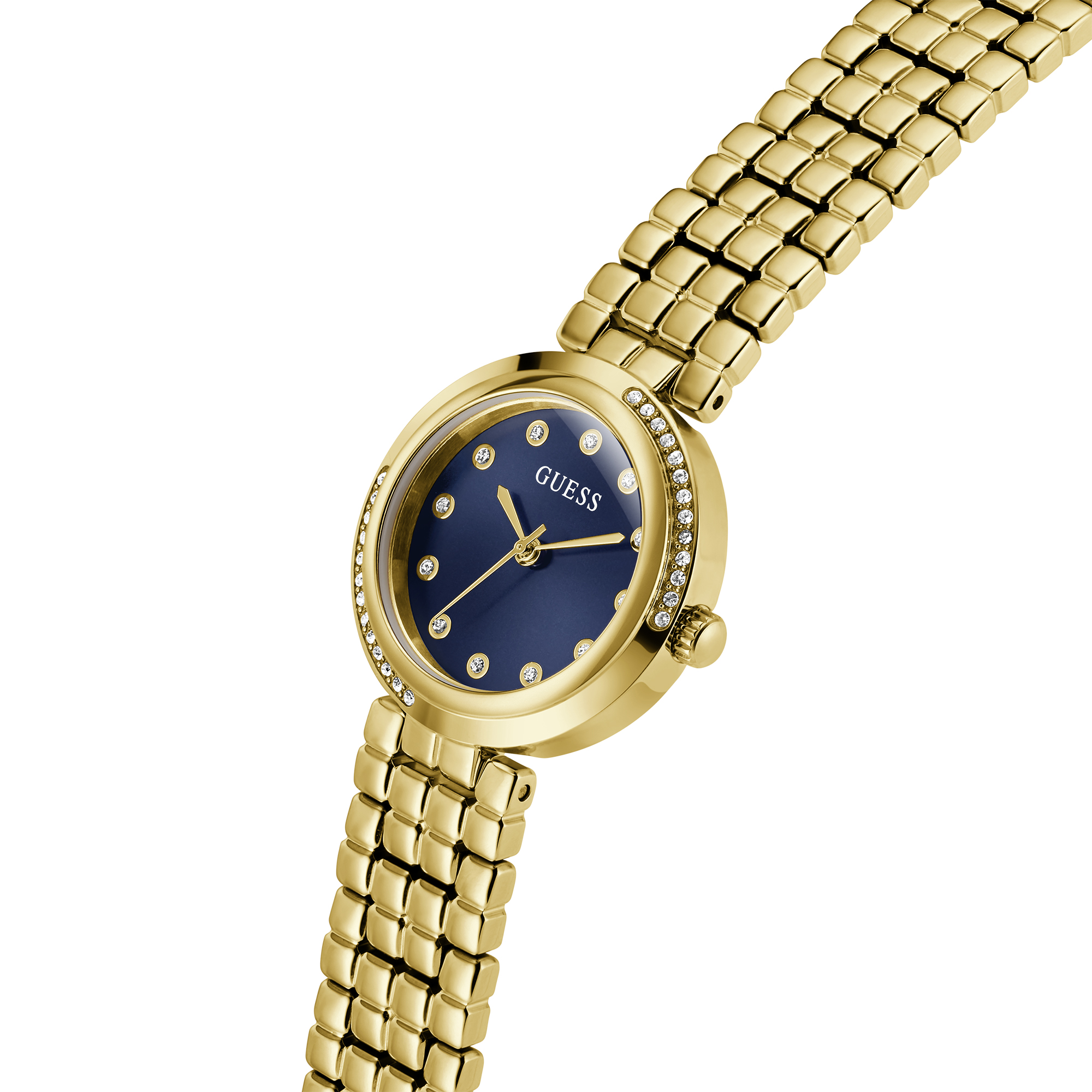 Dameshorloge Clara Goud/Blauw - GW0930L4