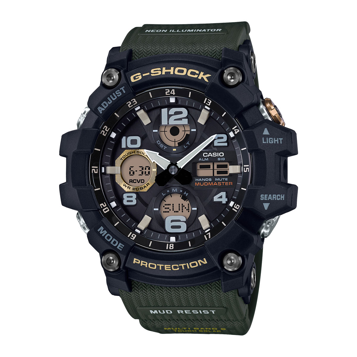 Herenhorloge Mudmaster Solar Quartz 49,5 mm GWG-100-1A3ER