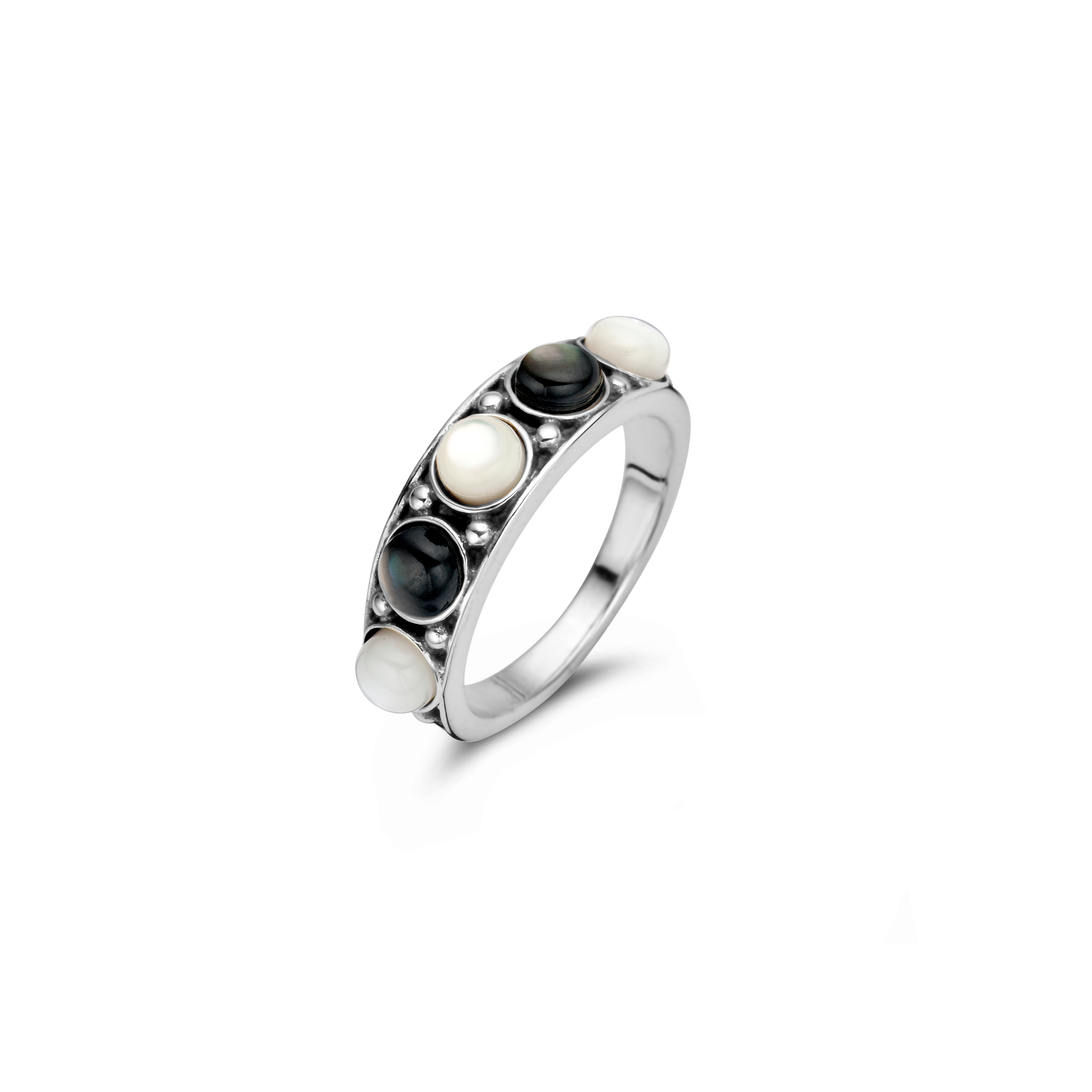Zilveren ring met parel 9SY-0060