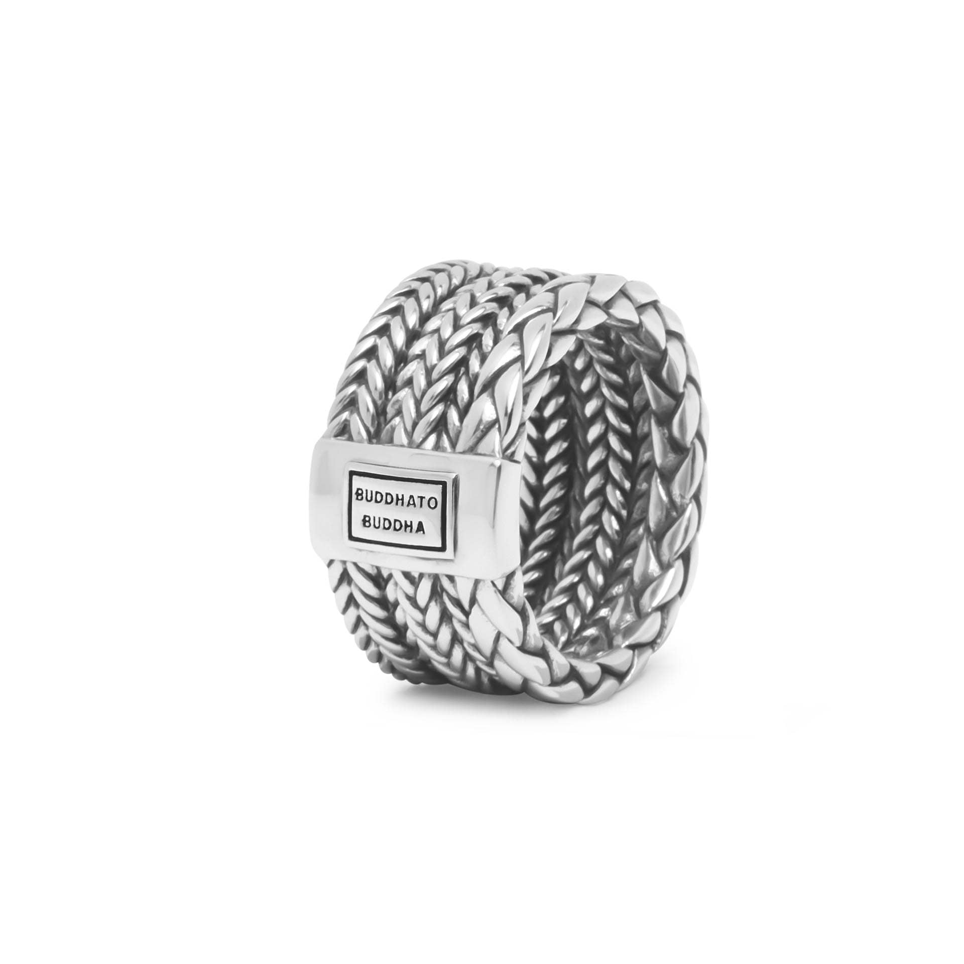 Ring Triple Mini van sterling zilver 615