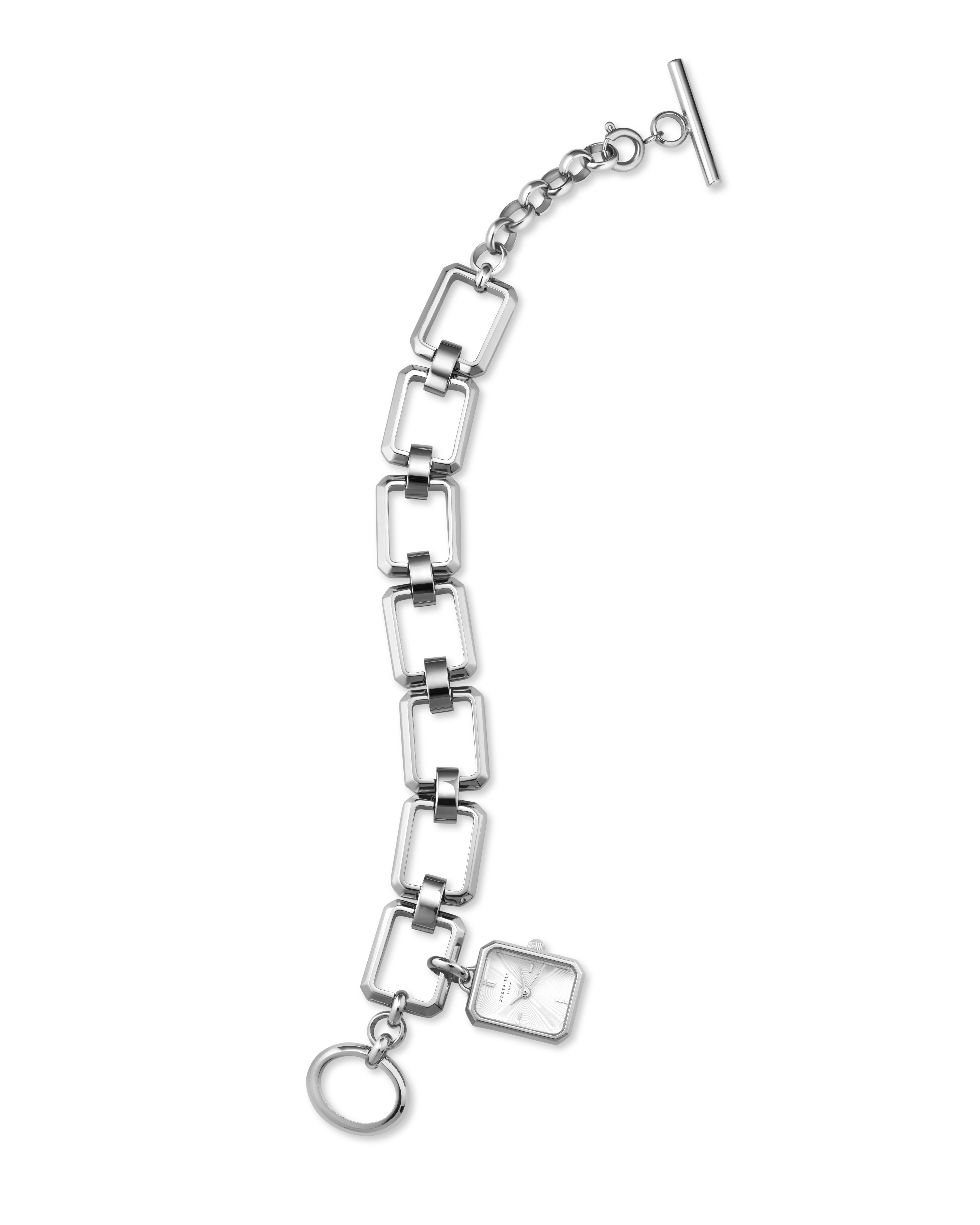 The Octagon Charm Chain Silver SWSSS-O53