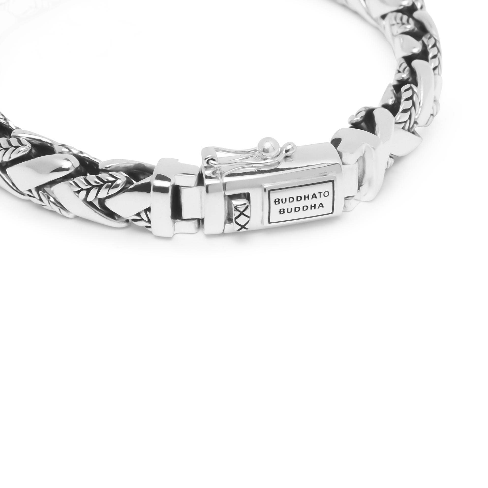 Armband George Textuur van sterling zilver 128