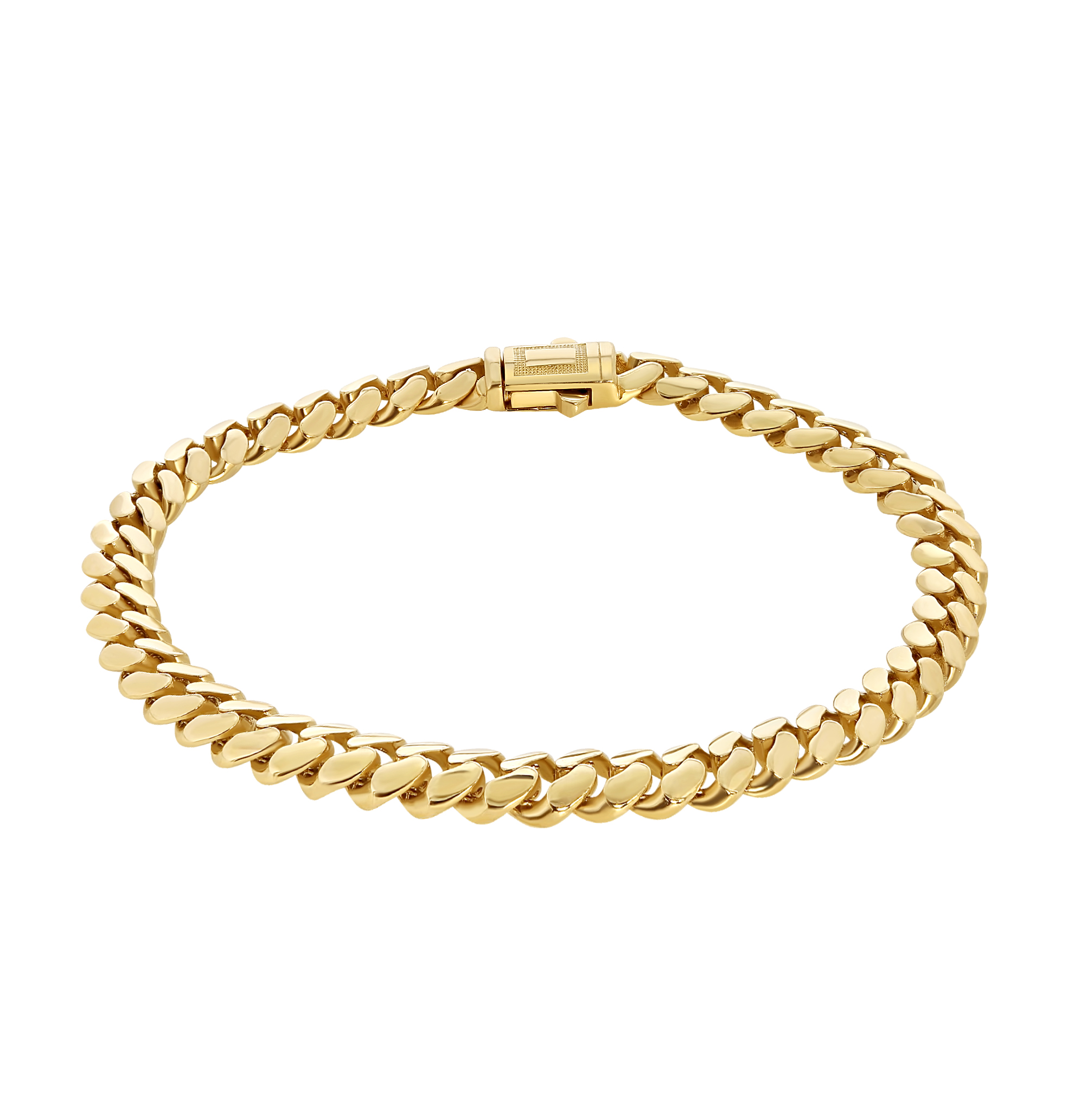 Geelgouden schakelarmband