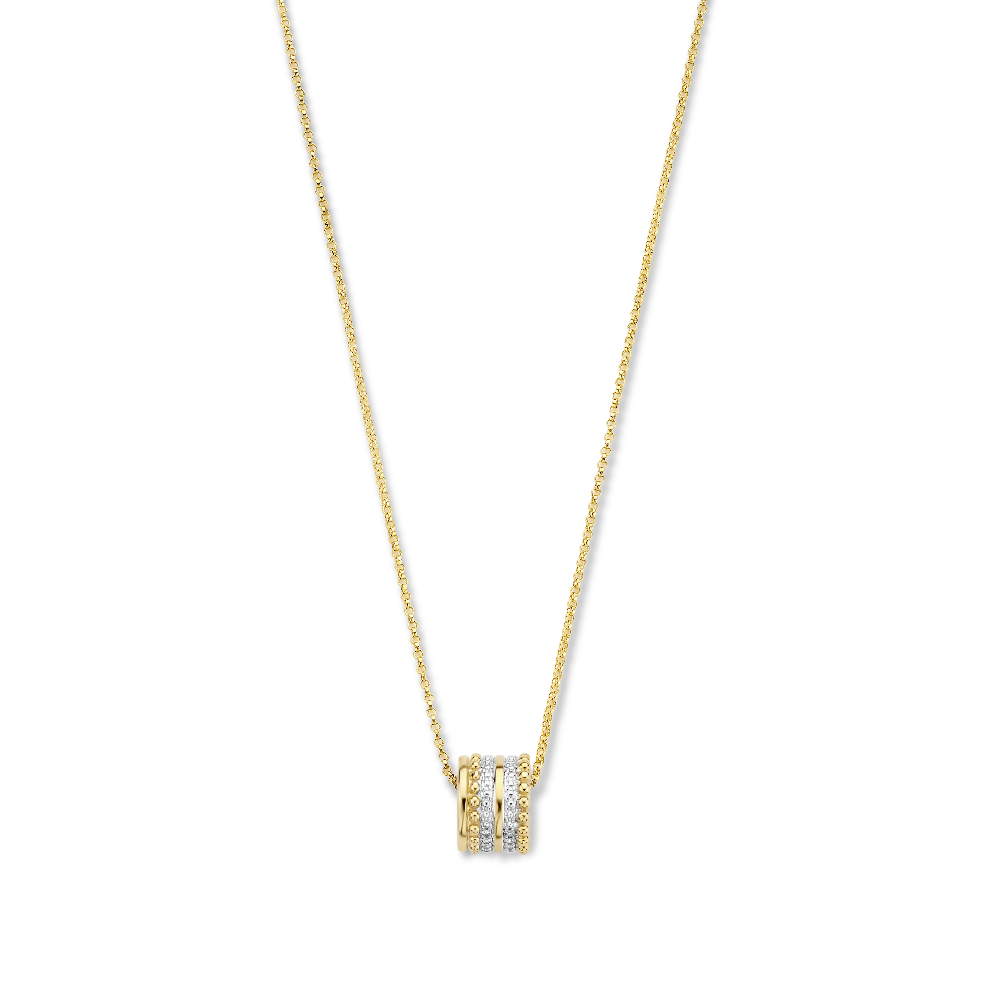 Ketting rond met diamant hanger GH56005DSD-Y