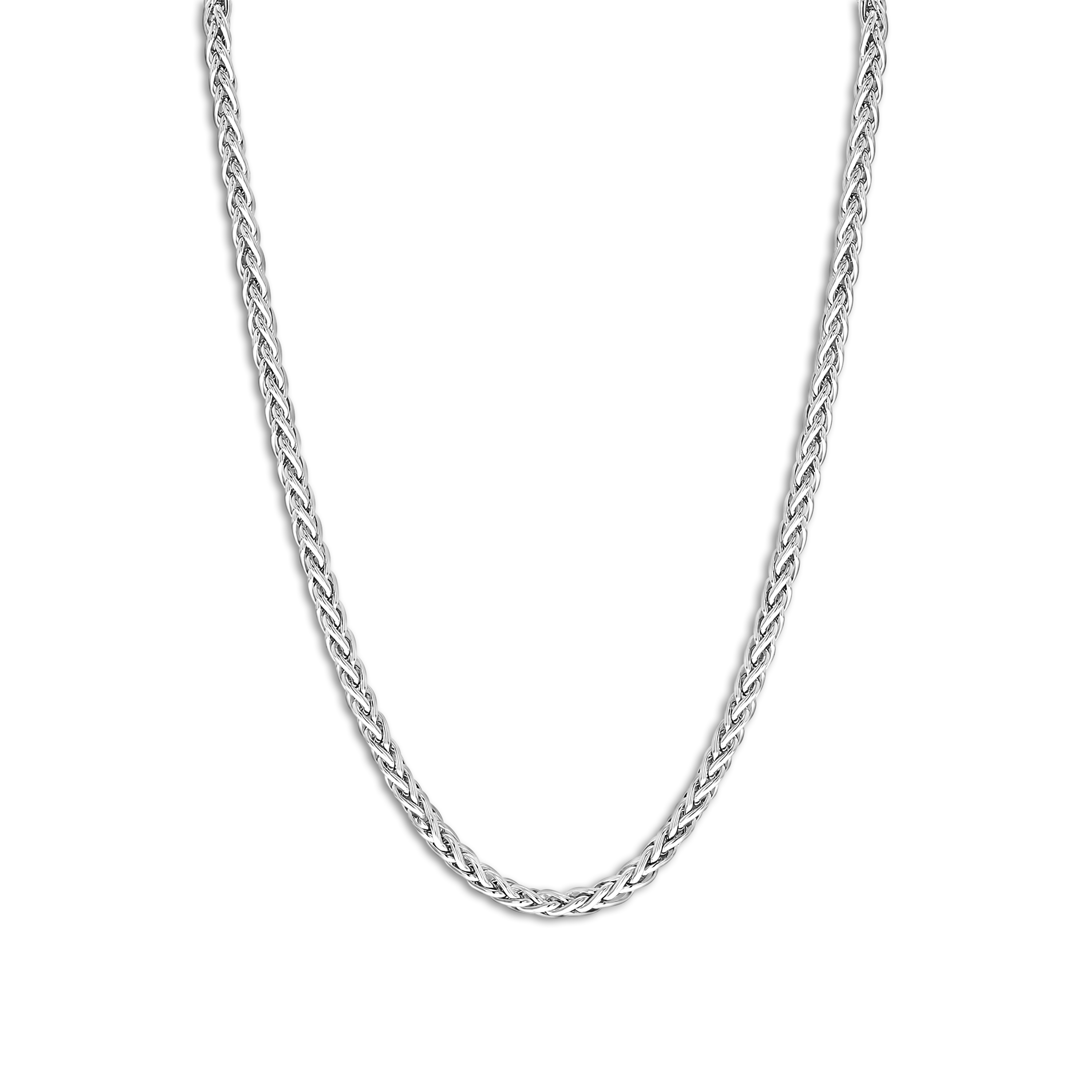 Sterling zilveren vossenstaart collier FS015-PB080