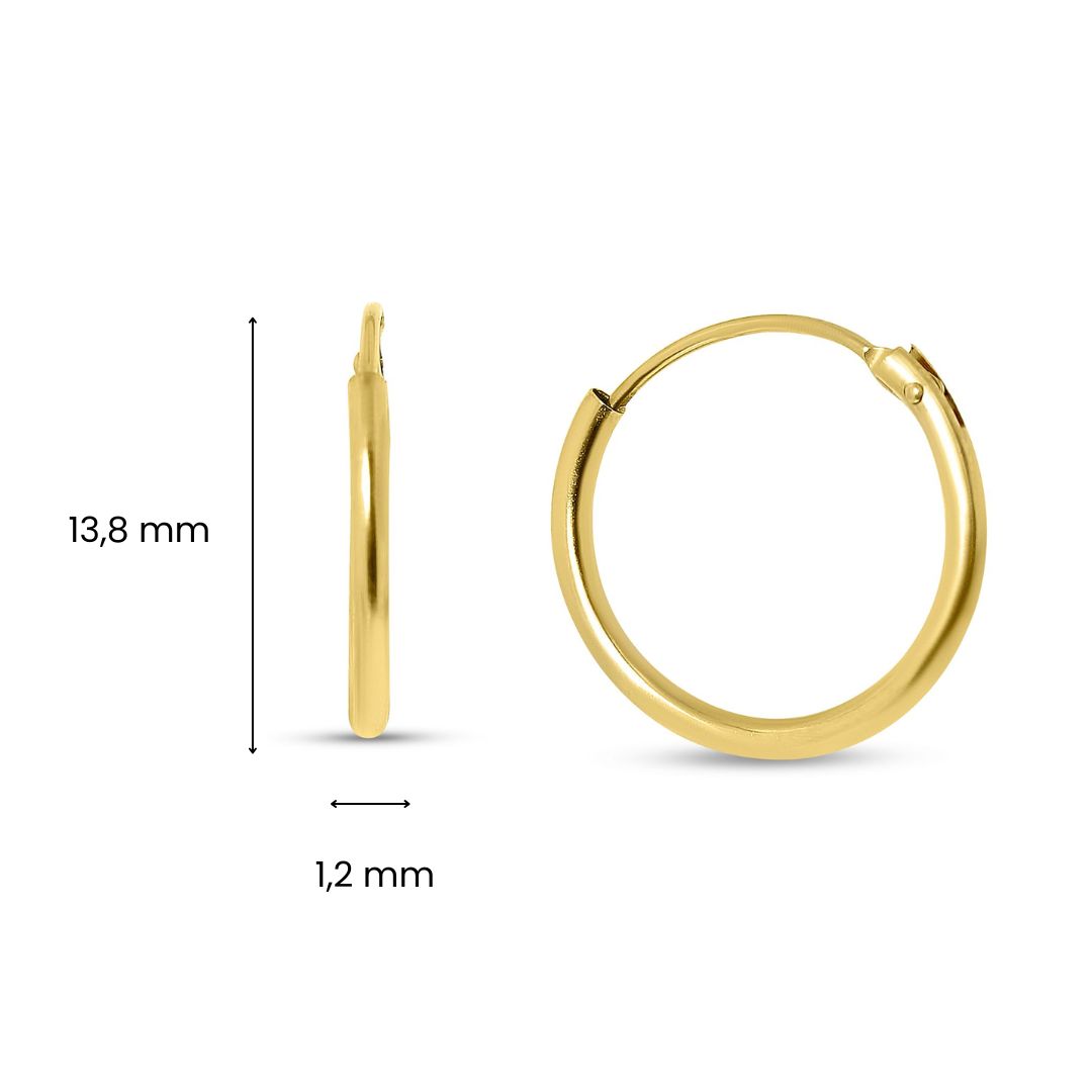 Geelgouden oorringen E994-74.740111304-15-Y