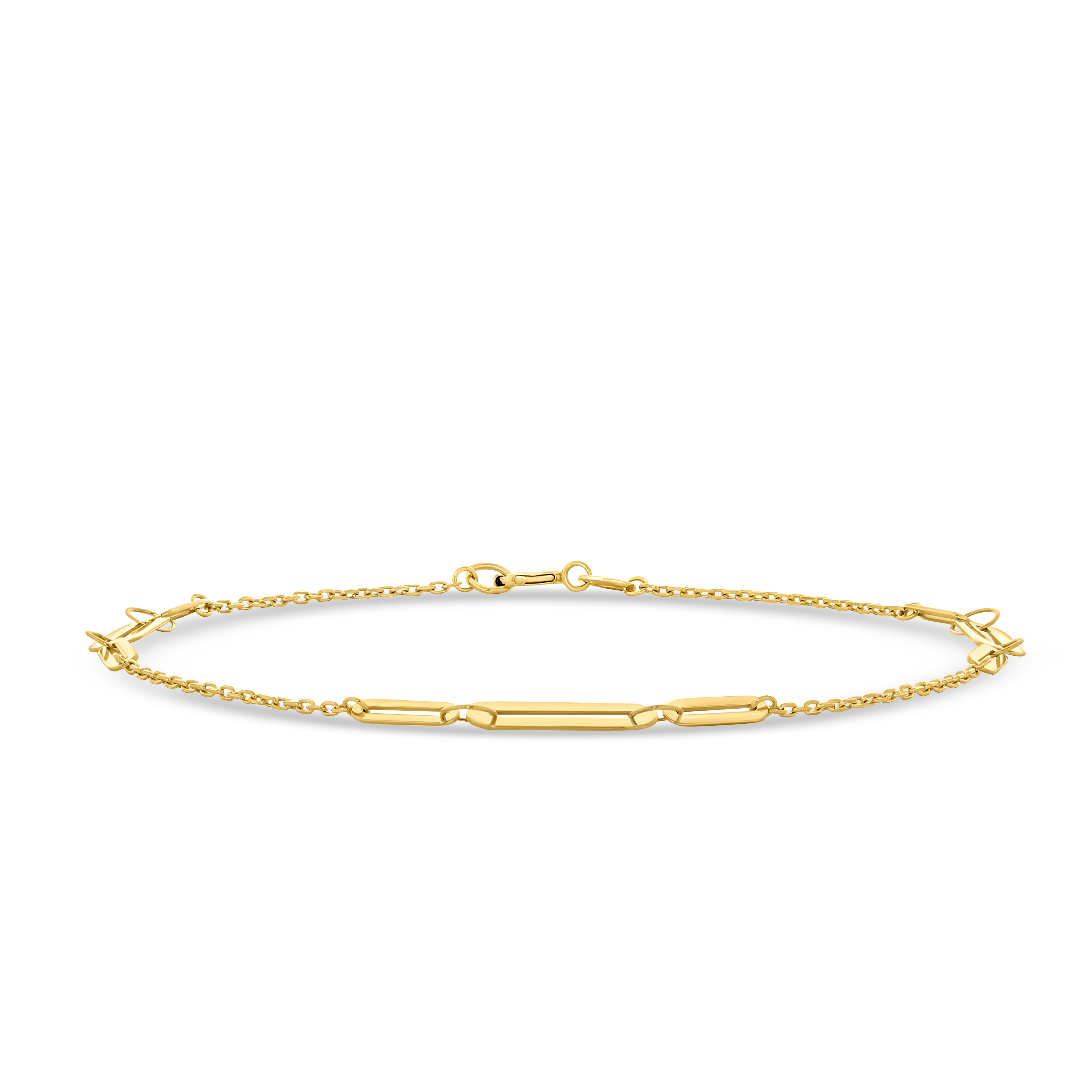 Geelgouden schakelarmband dames B122-X6FOR6B8190-Y