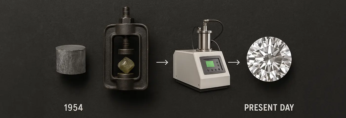 De Geschiedenis van Lab Grown Diamanten
