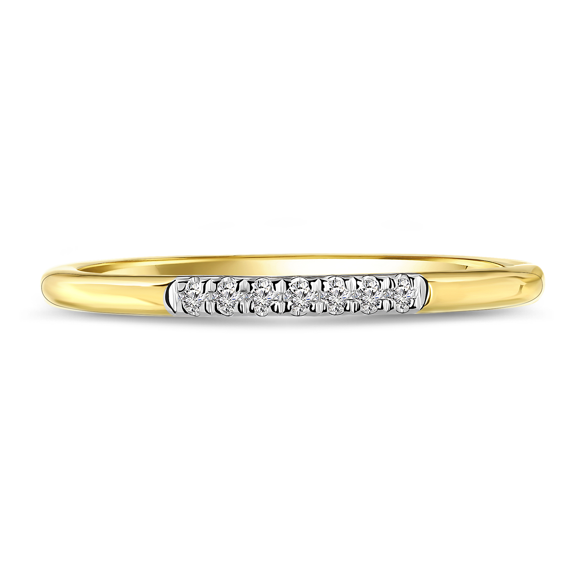 Geelgouden ring met diamant 72829R001