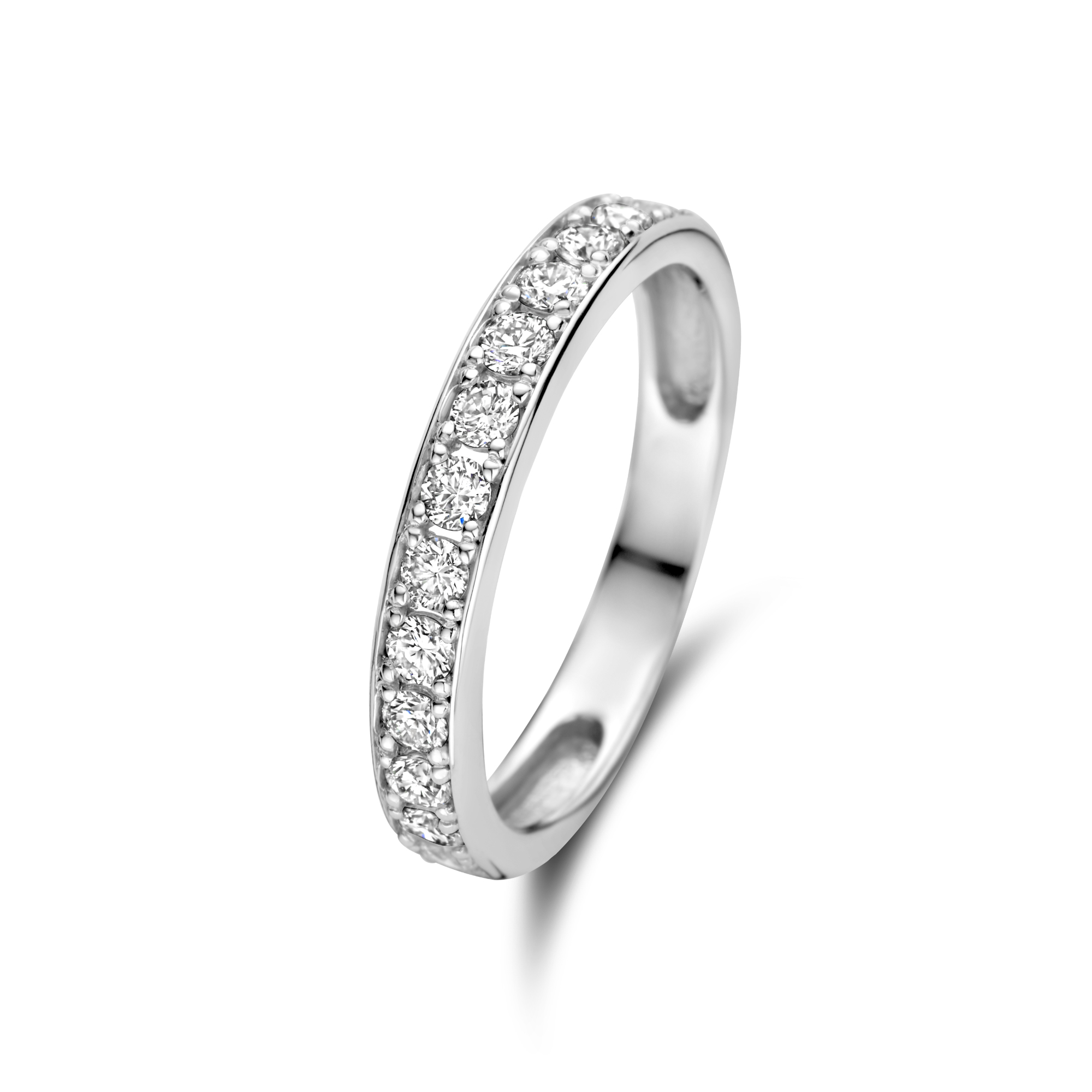 Witgouden ring met lab grown diamanten R03-L-MLN35711