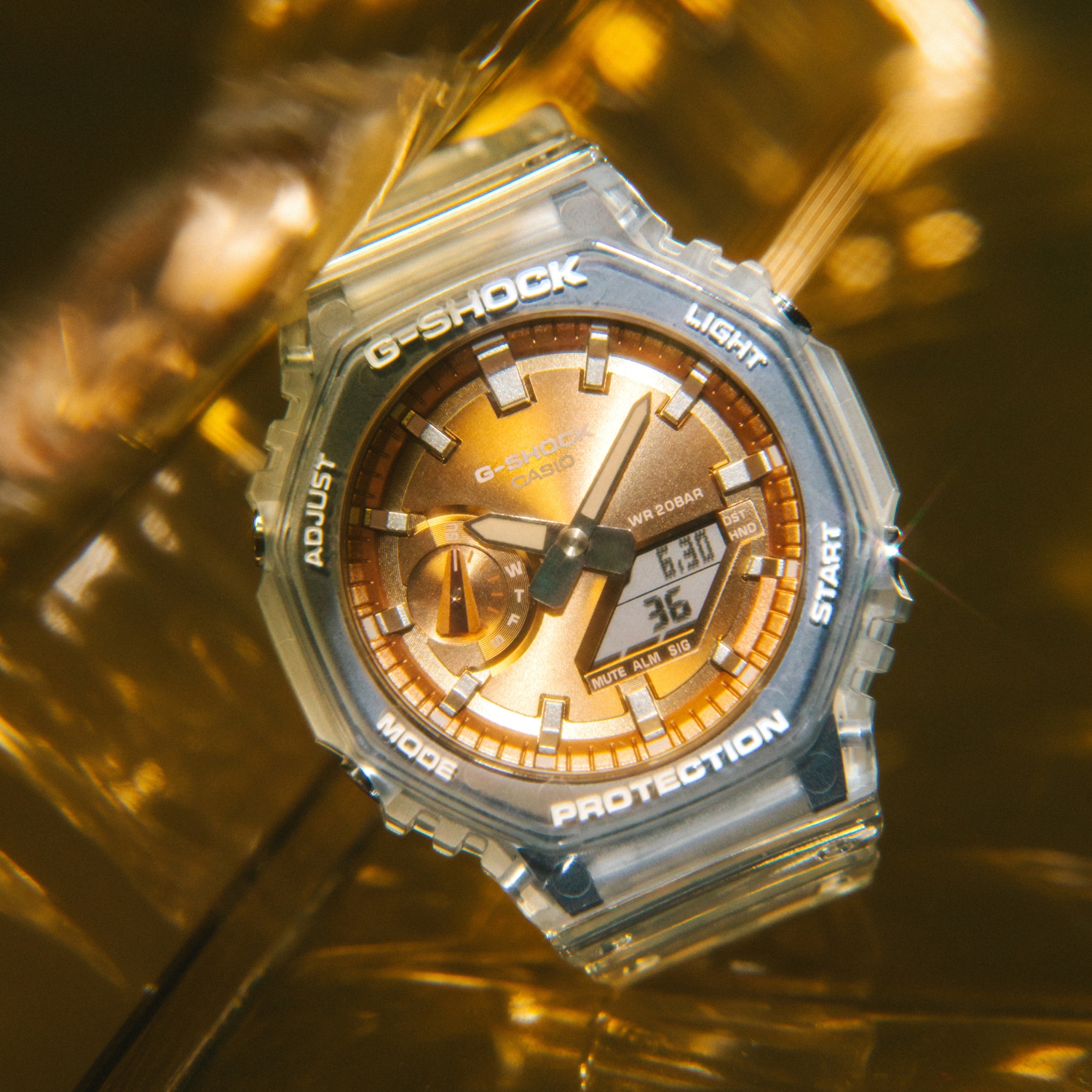 Herenhorloge Classic Rose Gold - GA-2100BM-7A5ER Herenhorloge Classic Rose Gold - GA-2100BM-7A5ER