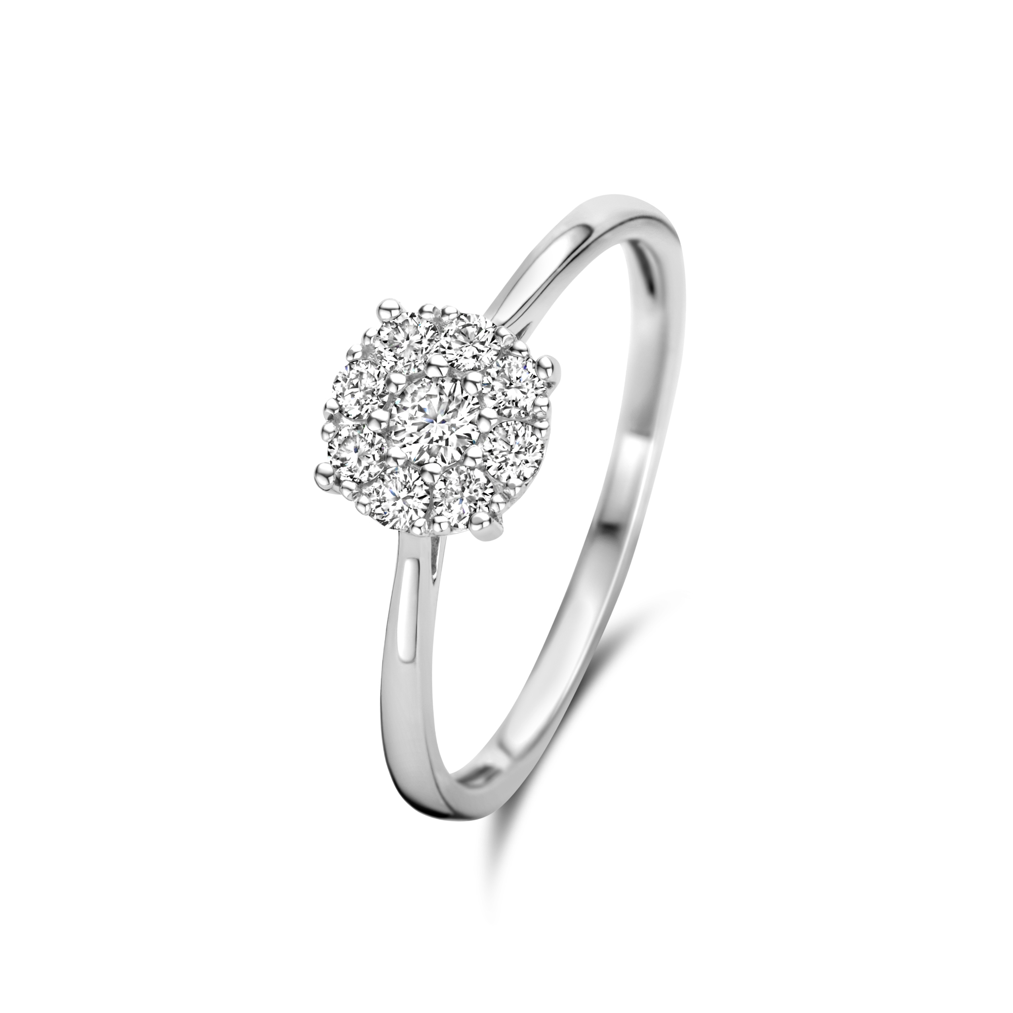 Witgouden ring met lab grown diamant R01-L-MLN35726