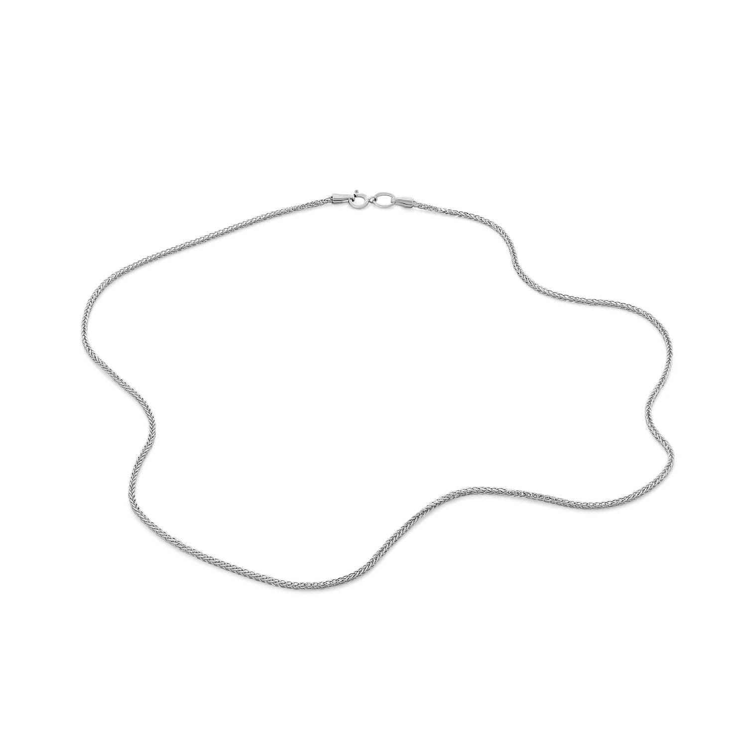 Witgouden vossenstaart collier C515-70K70-MZ006751-45-W