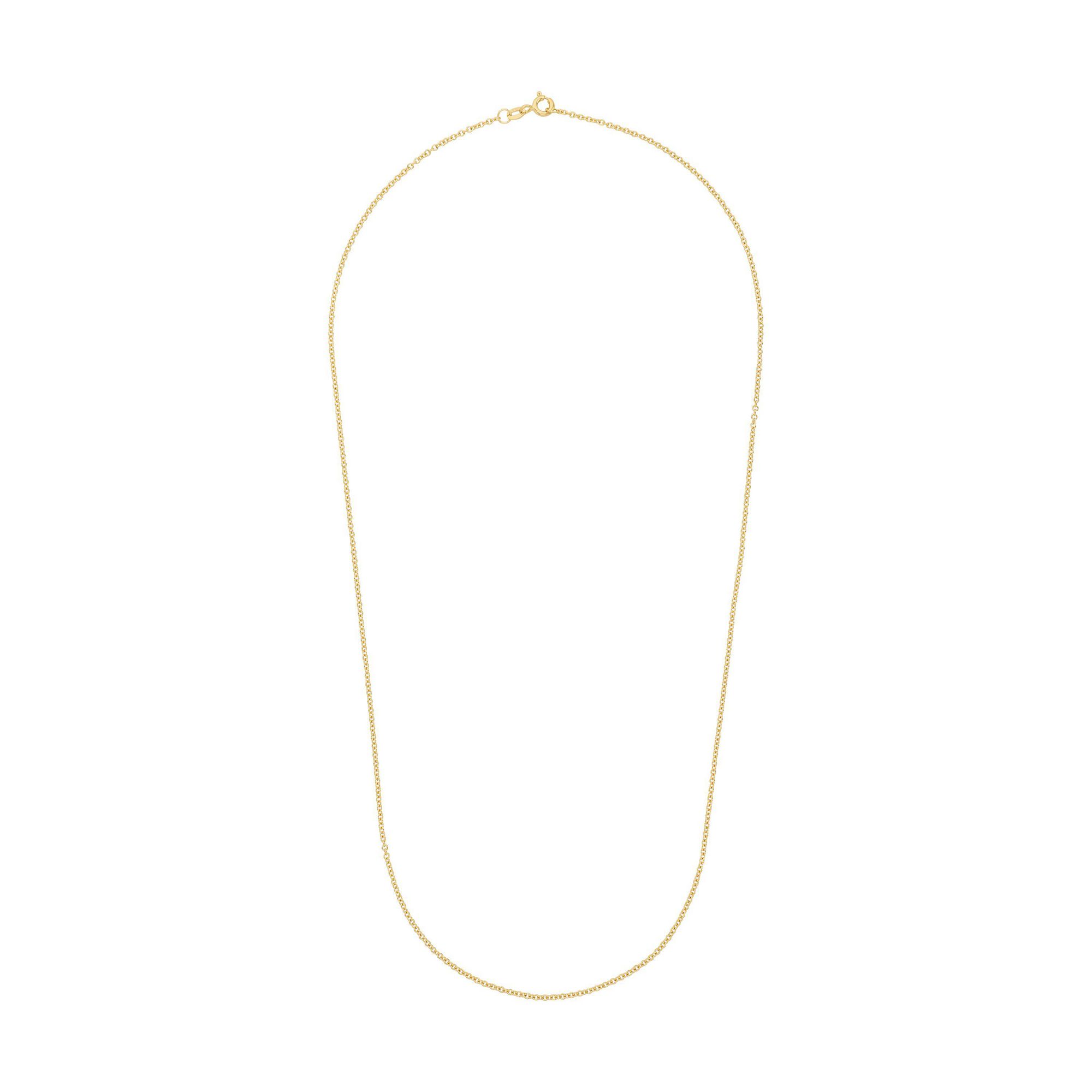 Geelgouden ketting met Figaro schakel - 2100324