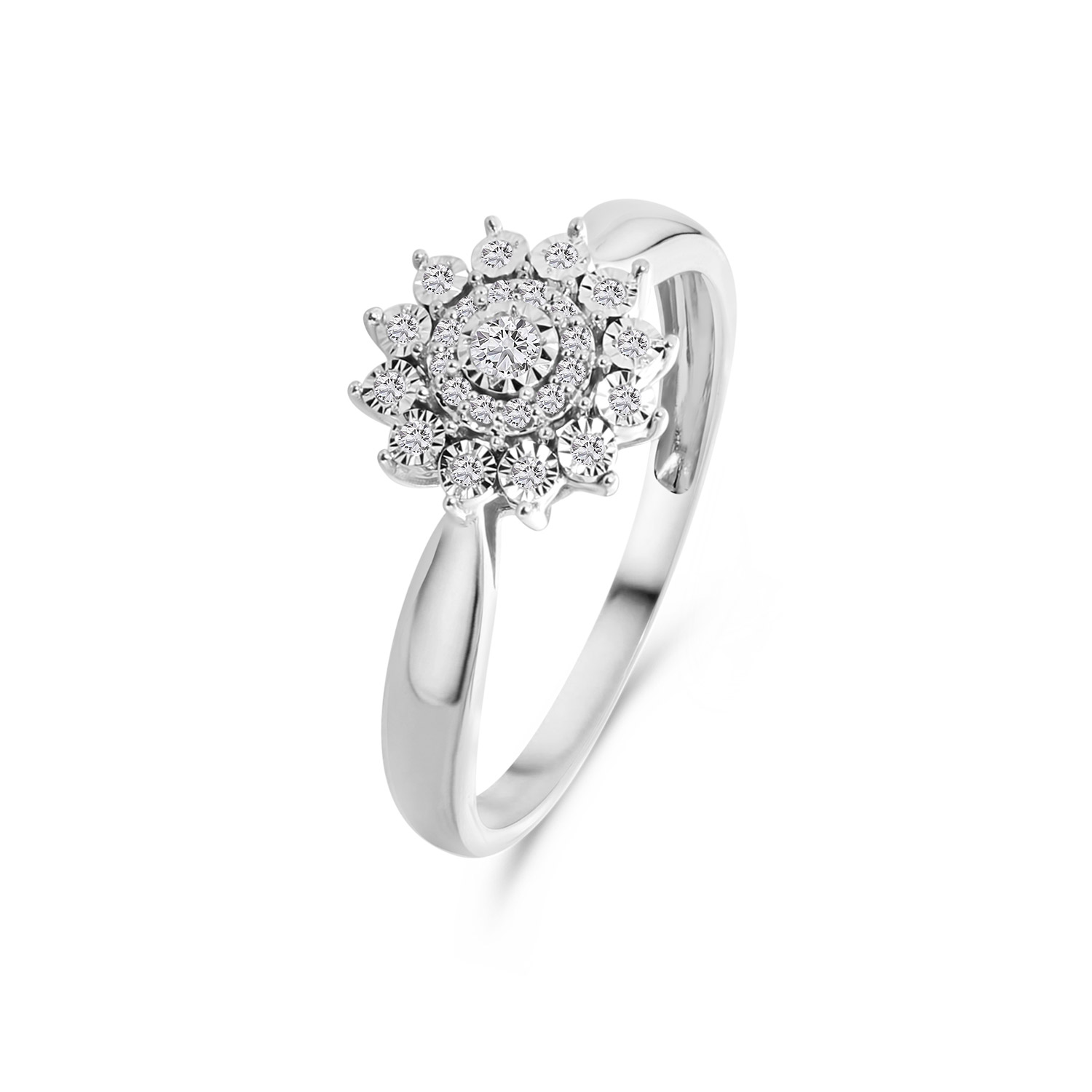 Witgouden ring fantasie met diamanten R138-RG68195-W
