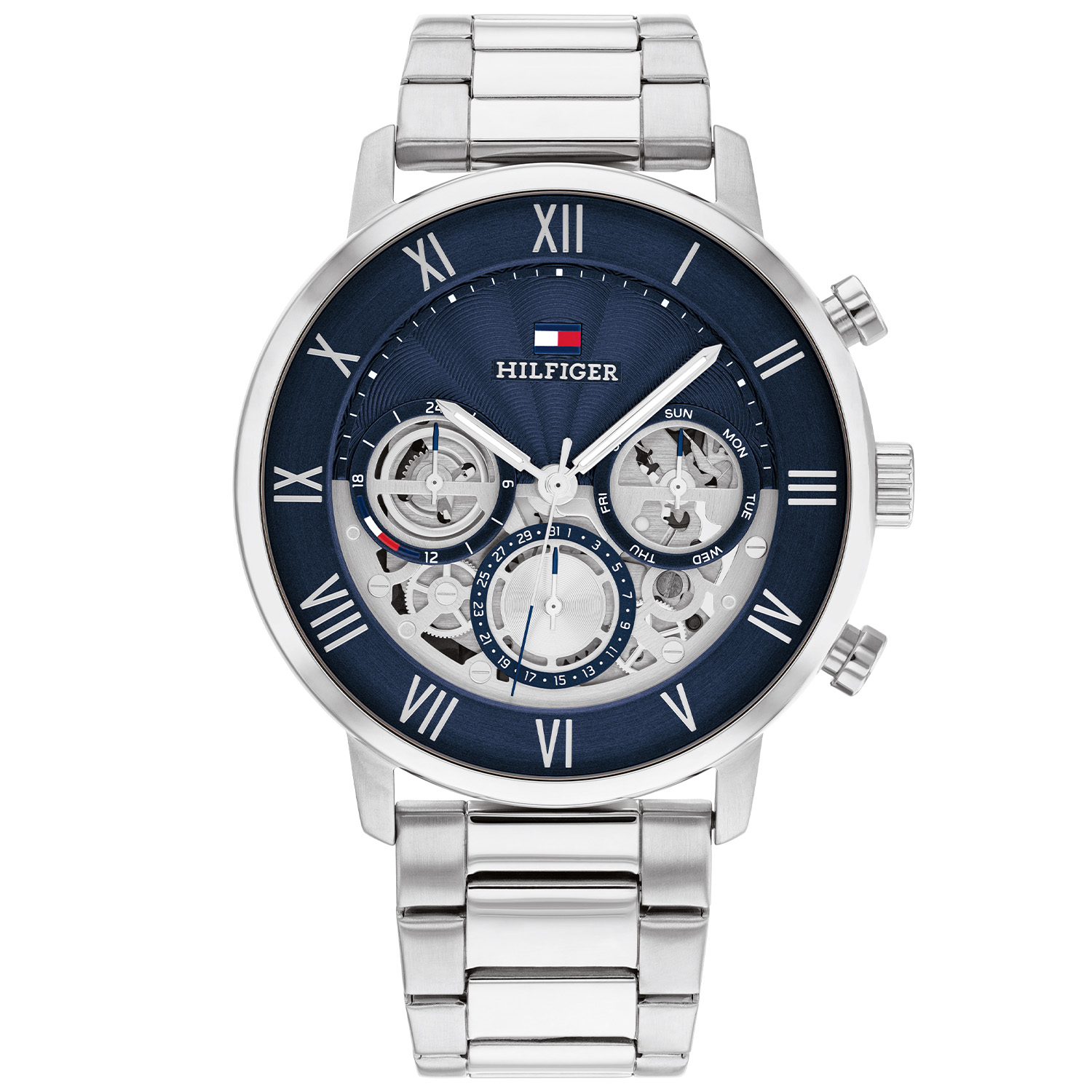 Herenhorloge Legend Zilverkleurig / Blauw 44 mm TH1710569