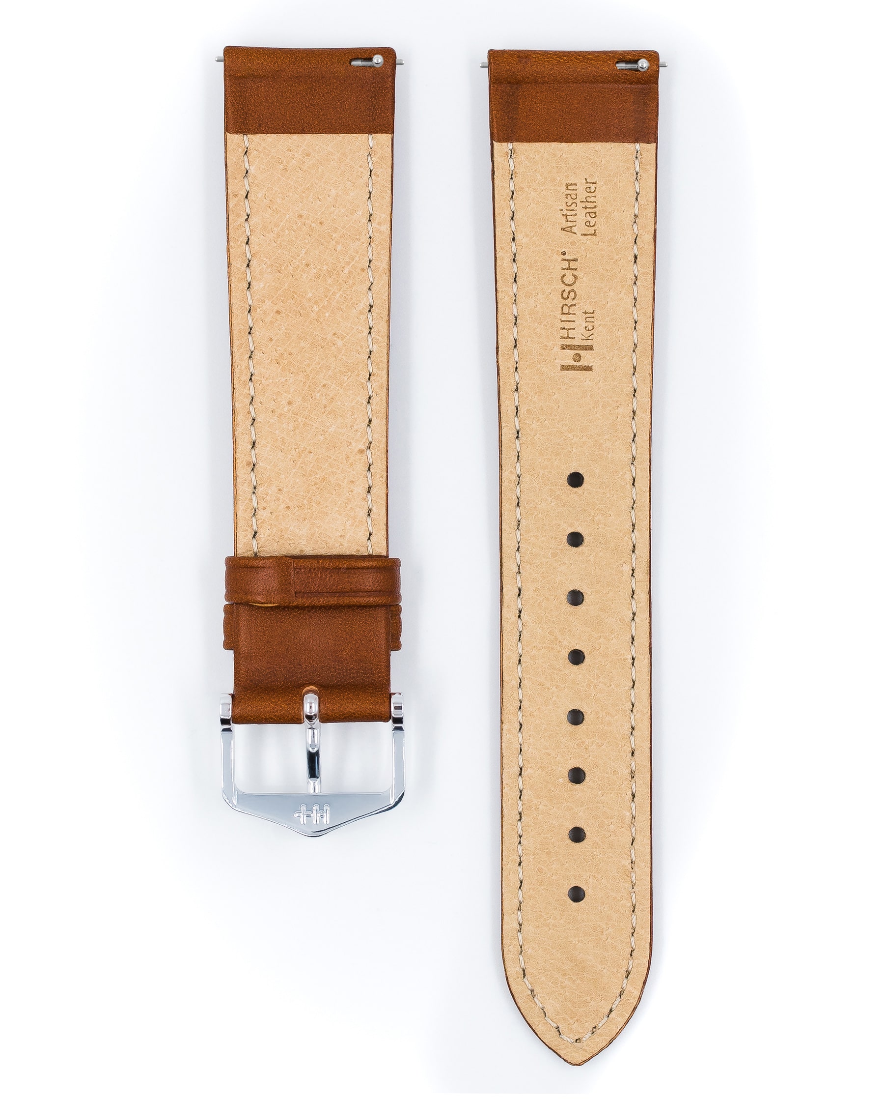 Horlogeband Kent L van leer 22 mm 01002070-2