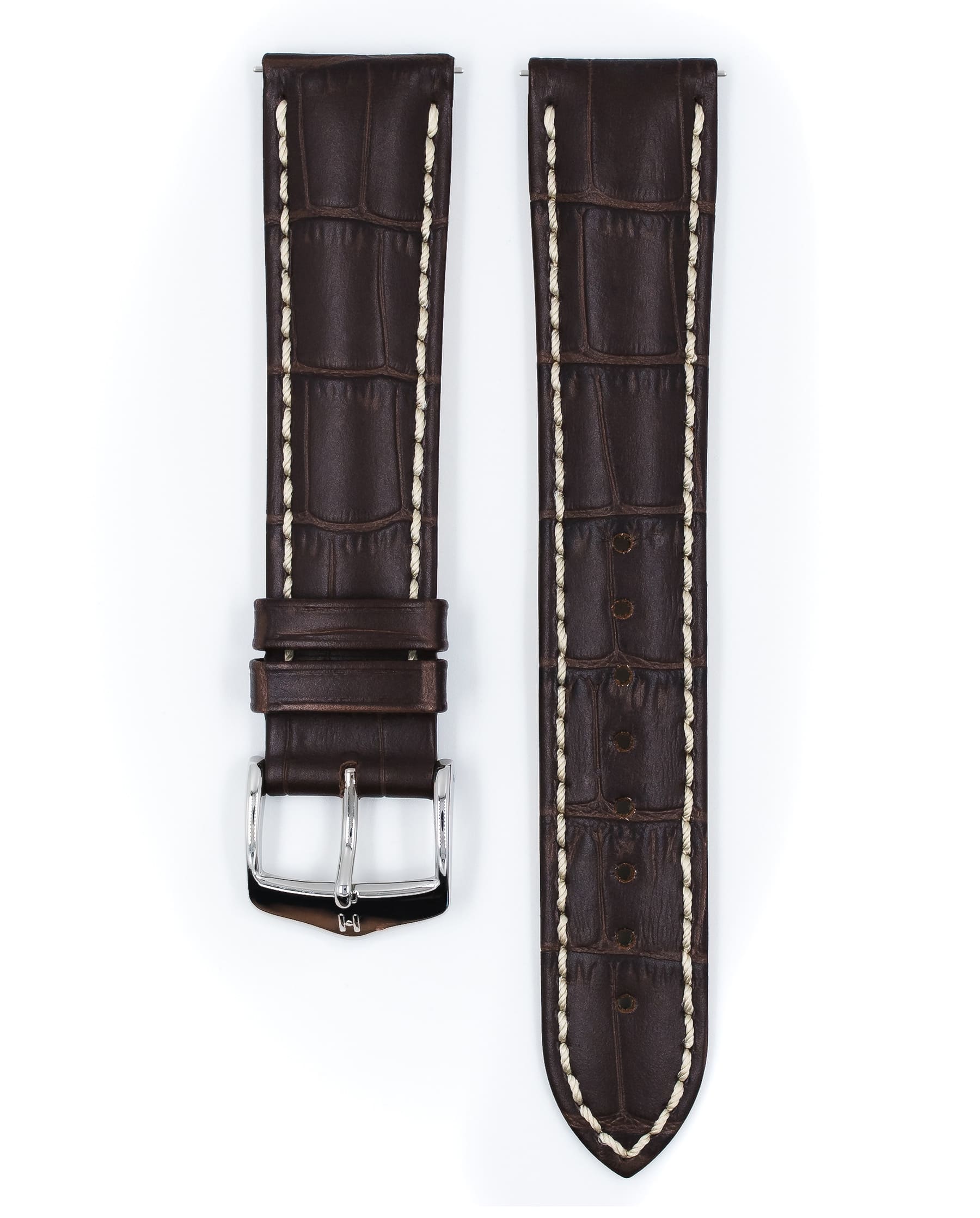 Horlogeband Modena L van leer 22 cm 10302810-2