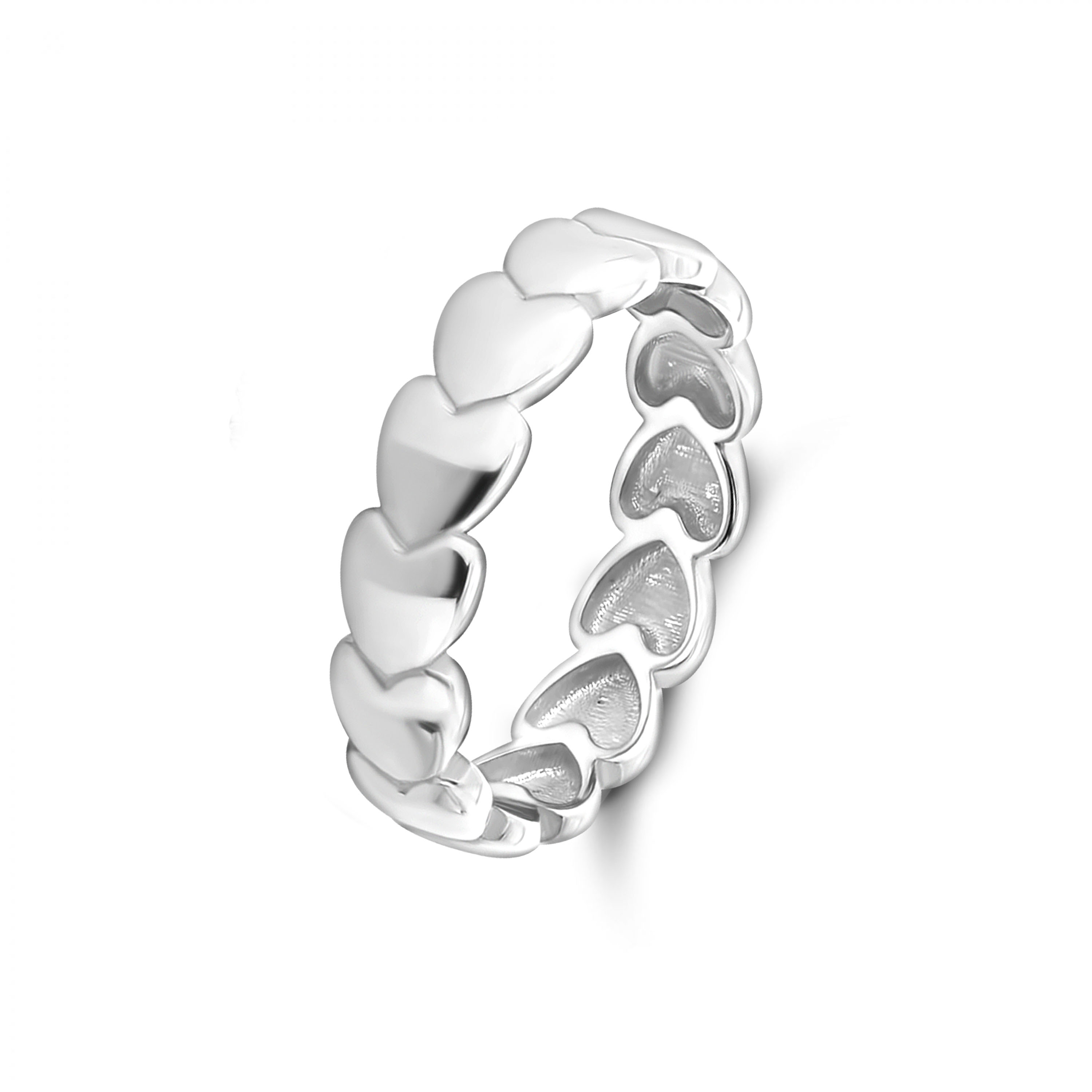 Sterling zilveren ring hart AS1649-2853R